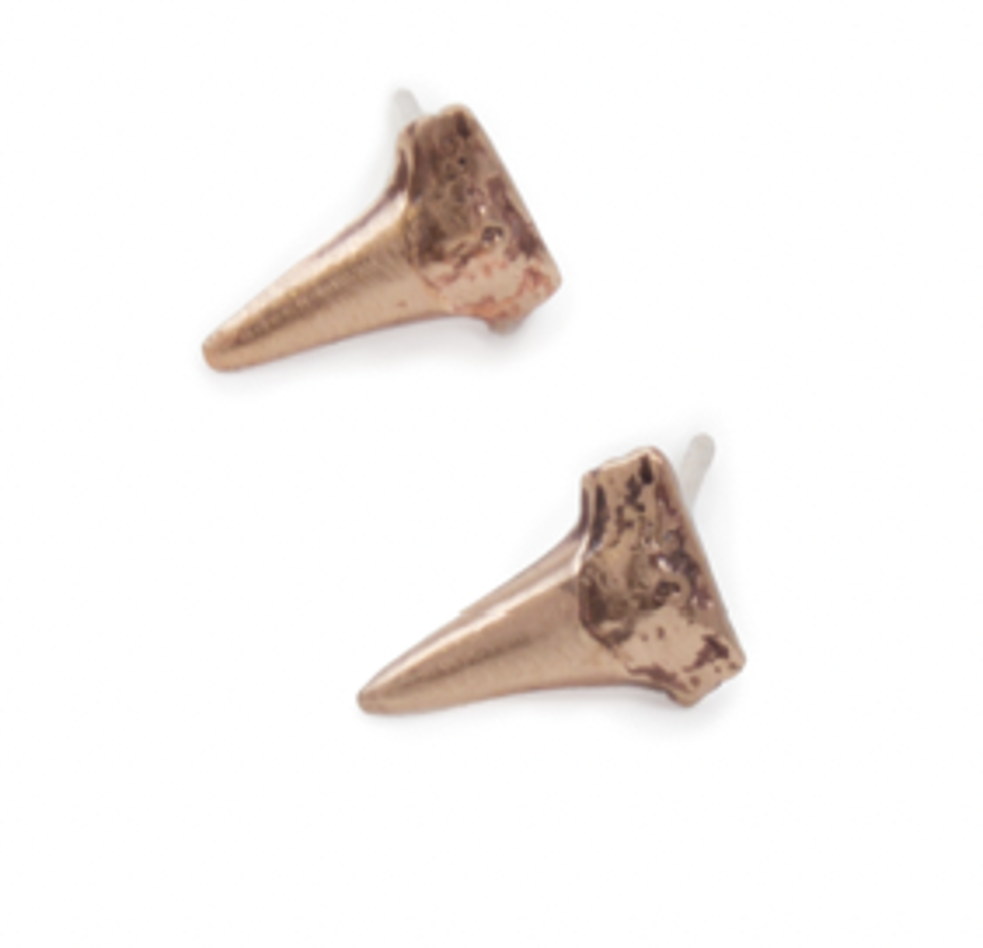 Tiny Shark Tooth Studs by Audrey Laine
