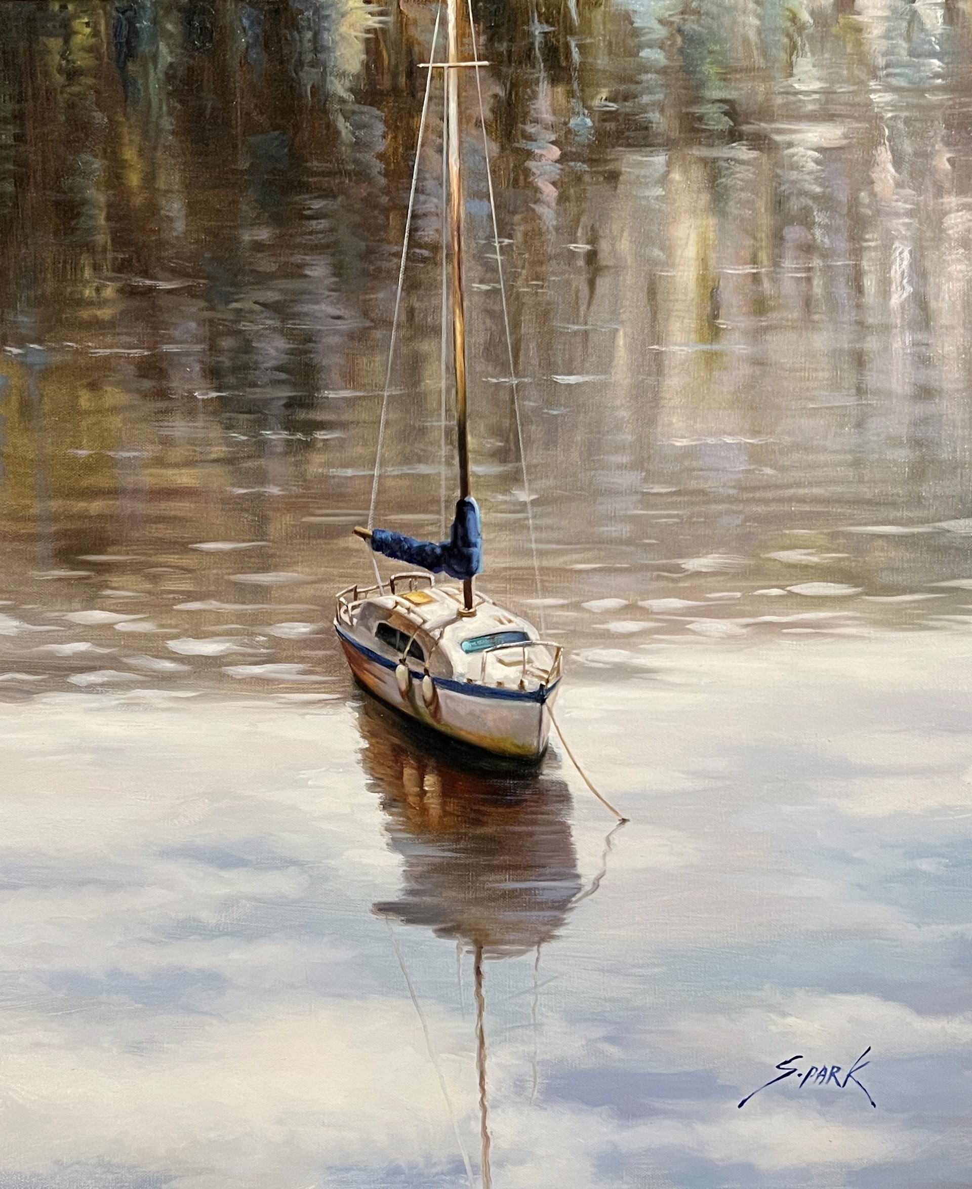 SAILBOAT AT REST by S PARK