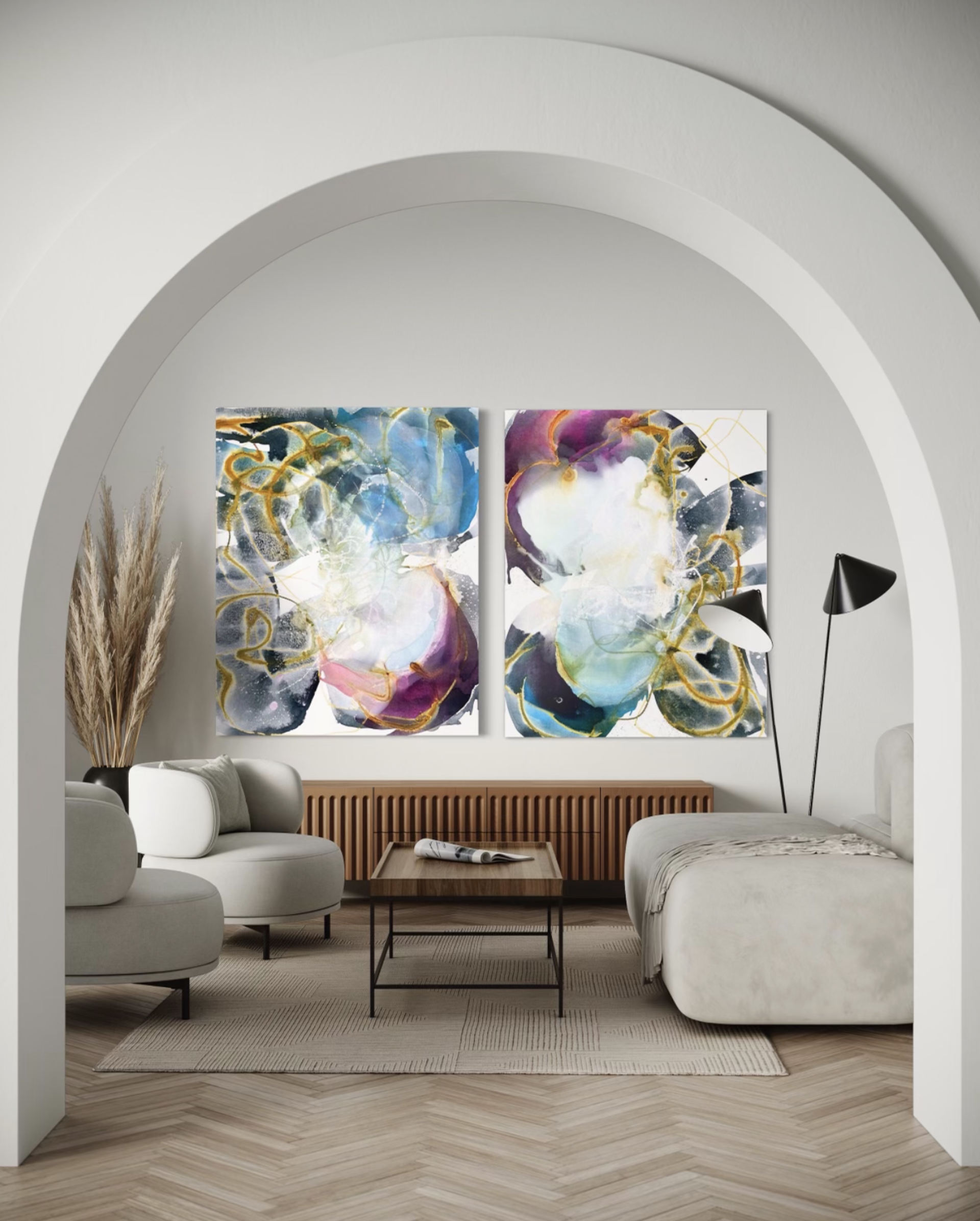 Magnolia Petals by Liz Barber