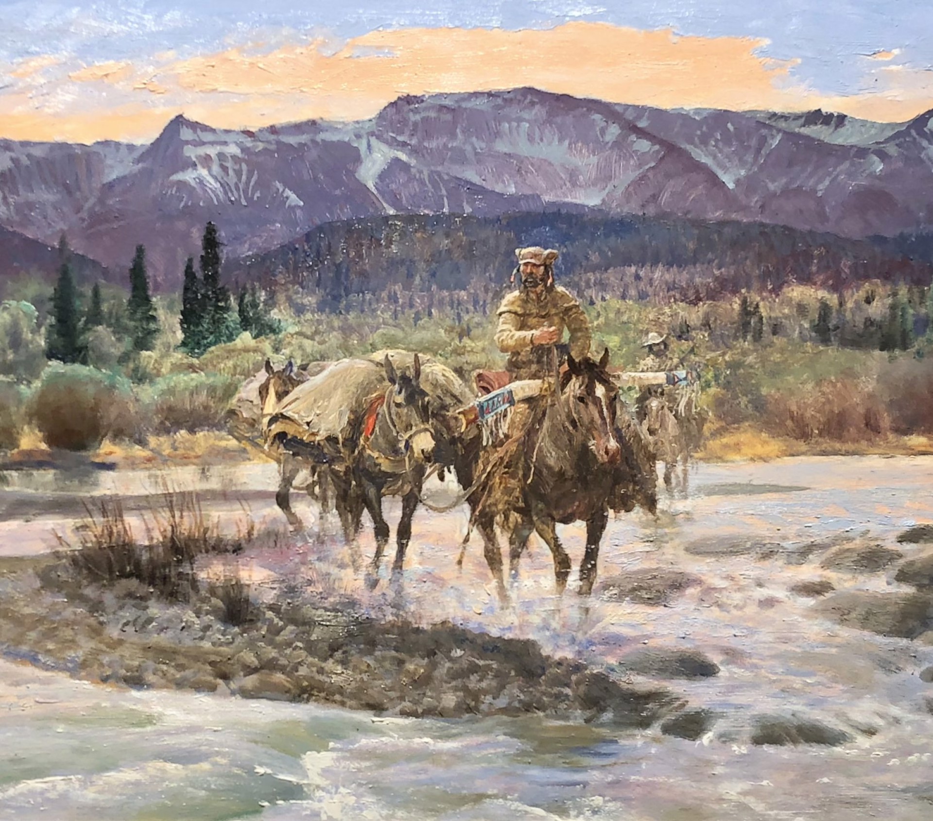 Evening on the Hoback by John F. Clymer [1907-1989]