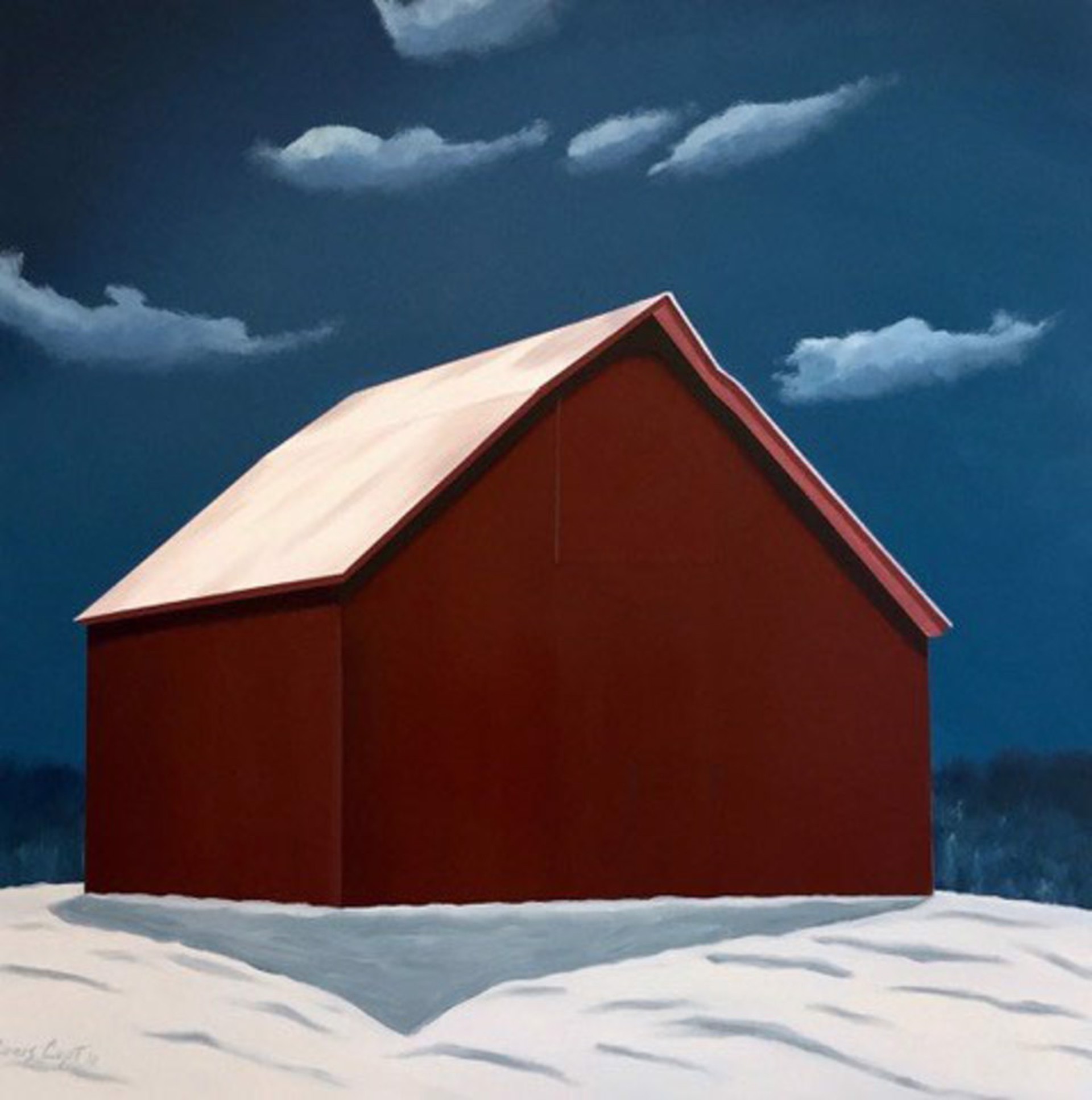 Winter Barn by Louis Copt