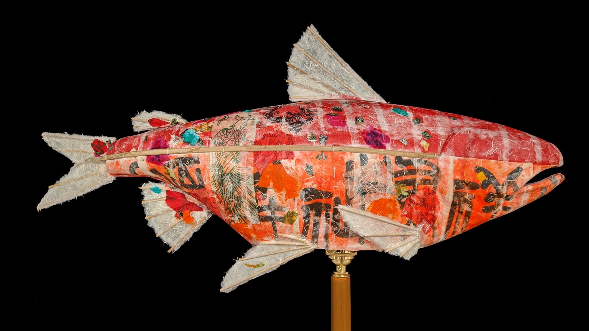 Double Red Mystic River Salmon by Elaine Hanowell
