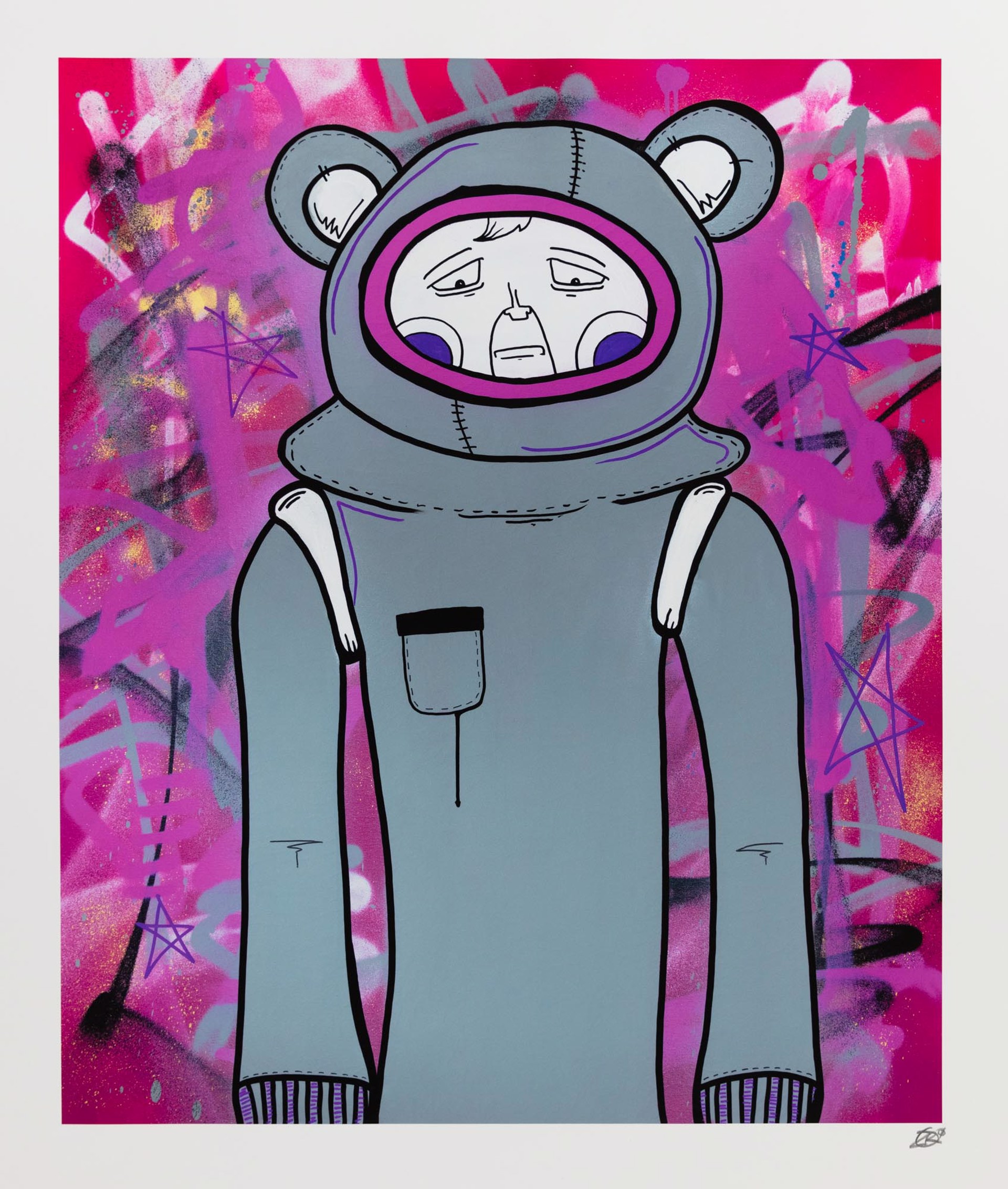 Hoody Sad Bear by Zero Gradient