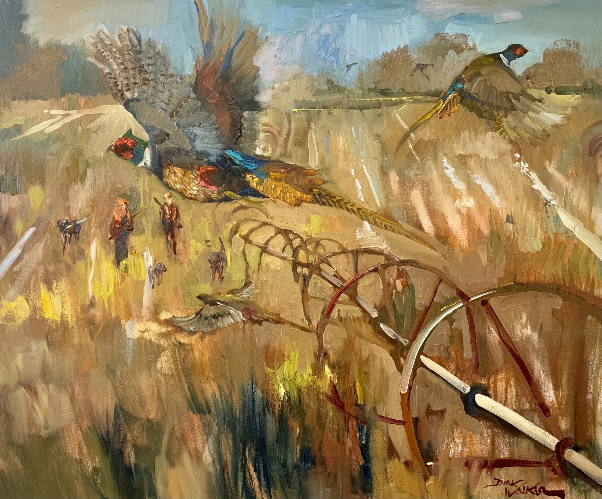 South Dakota Pheasant Hunt by Dirk Walker