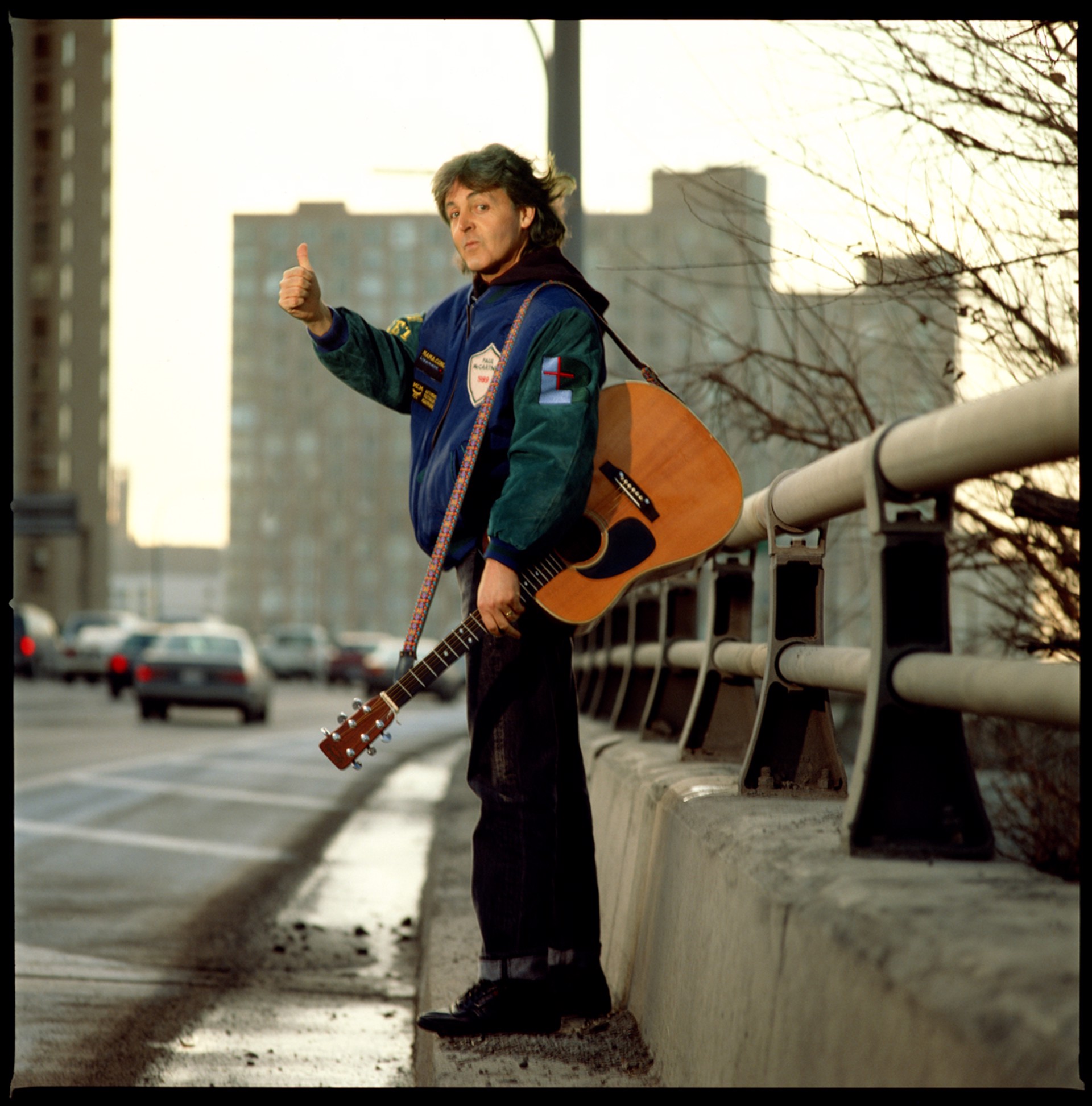 89194 Paul McCartney Paul on the Highway Color by Timothy White