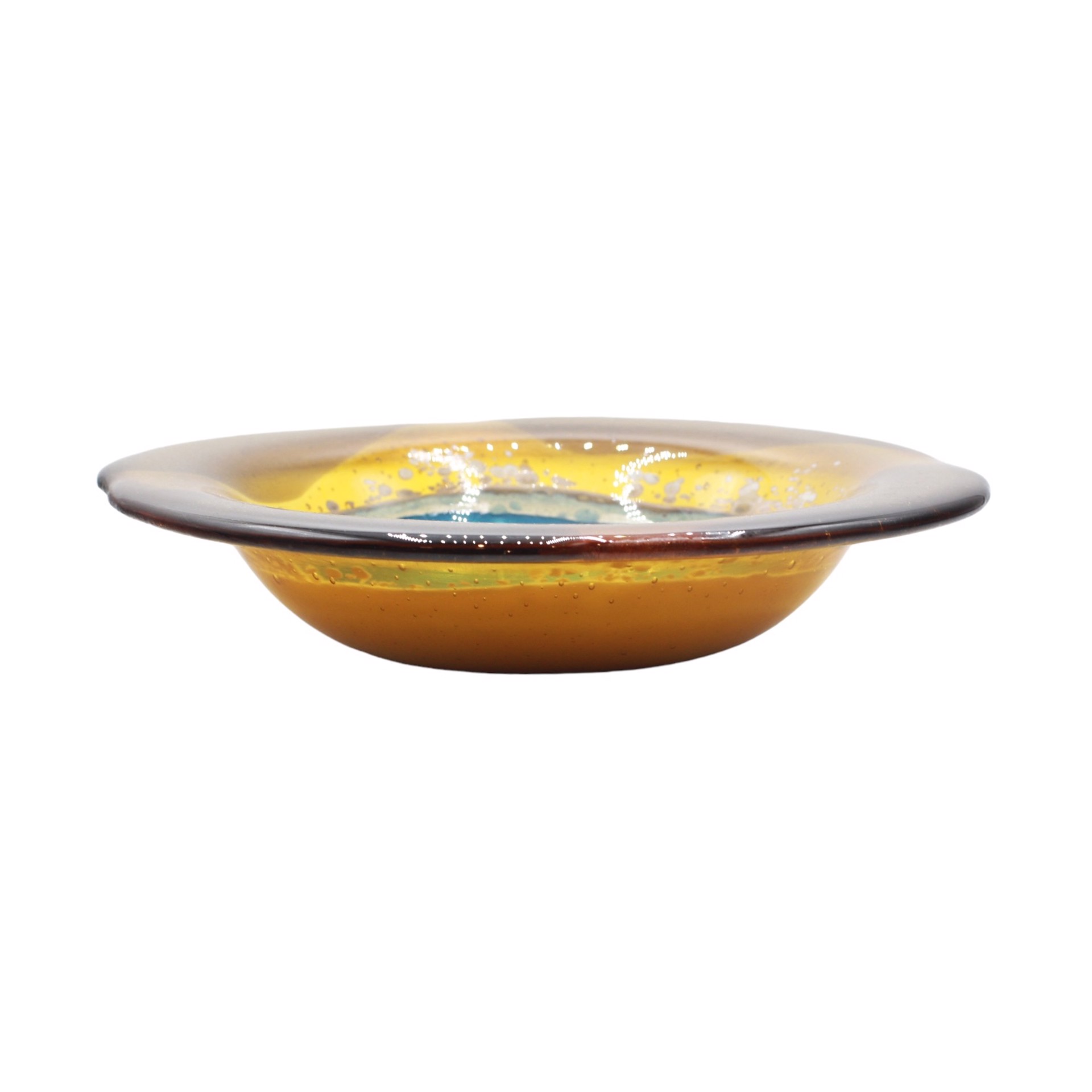 Thermal Puddle - Light 8" Bowl by Kathy Burk
