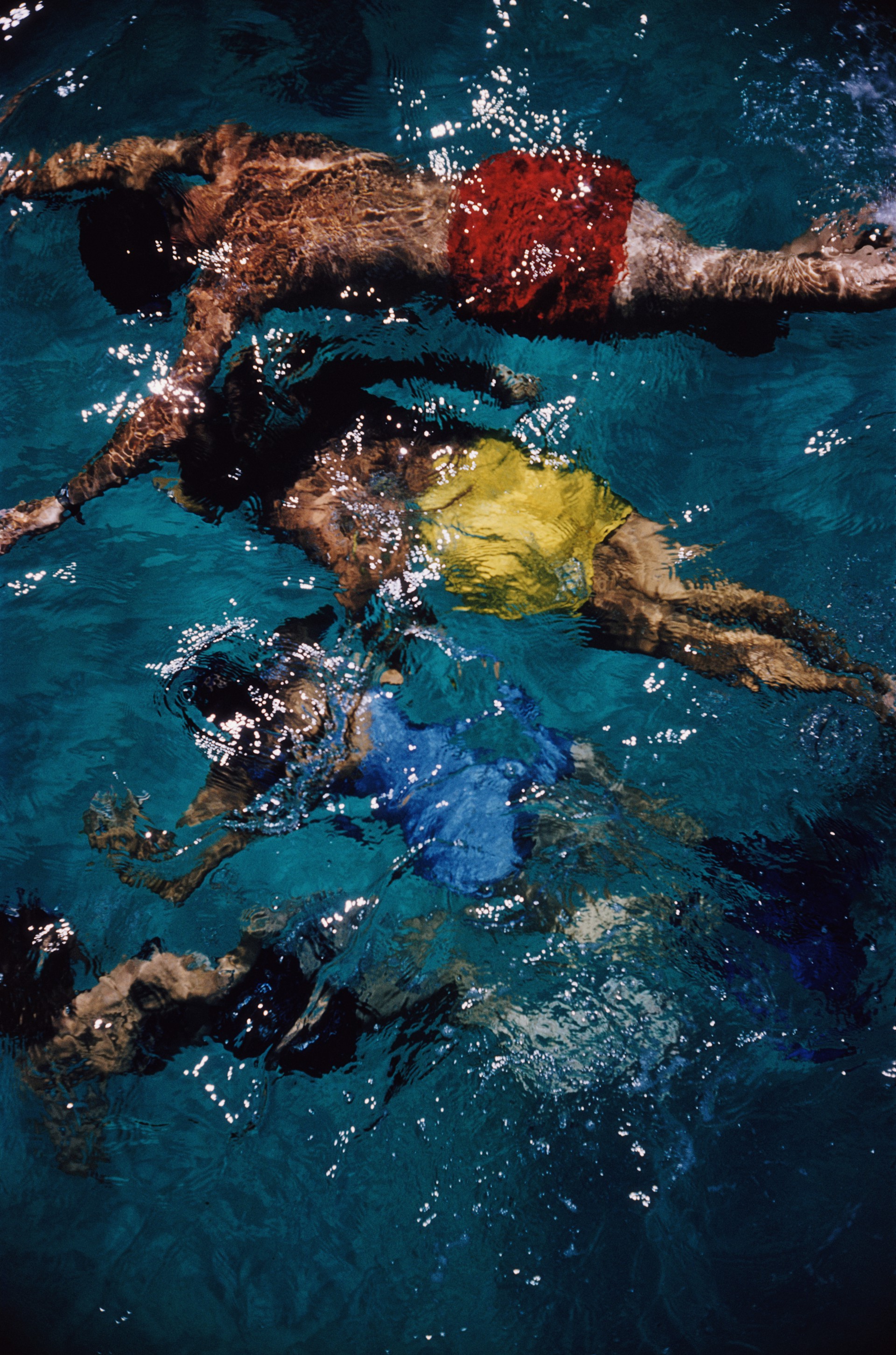 Swimming In The Bahamas by Slim Aarons