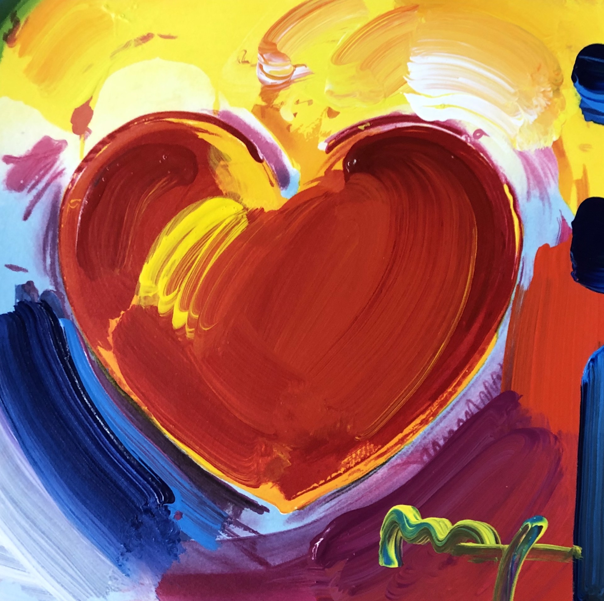 Retro: Heart by Peter Max