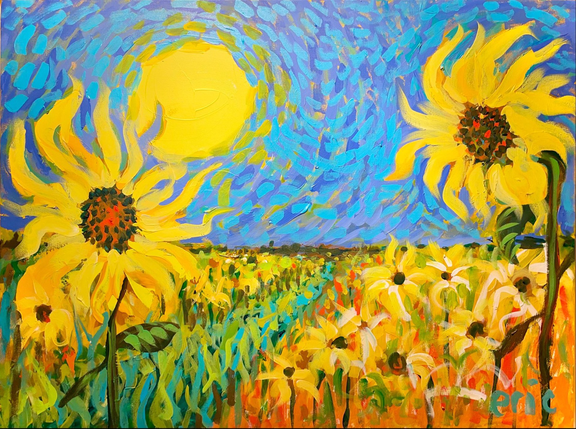 Talking Sunflowers by Eric Robison
