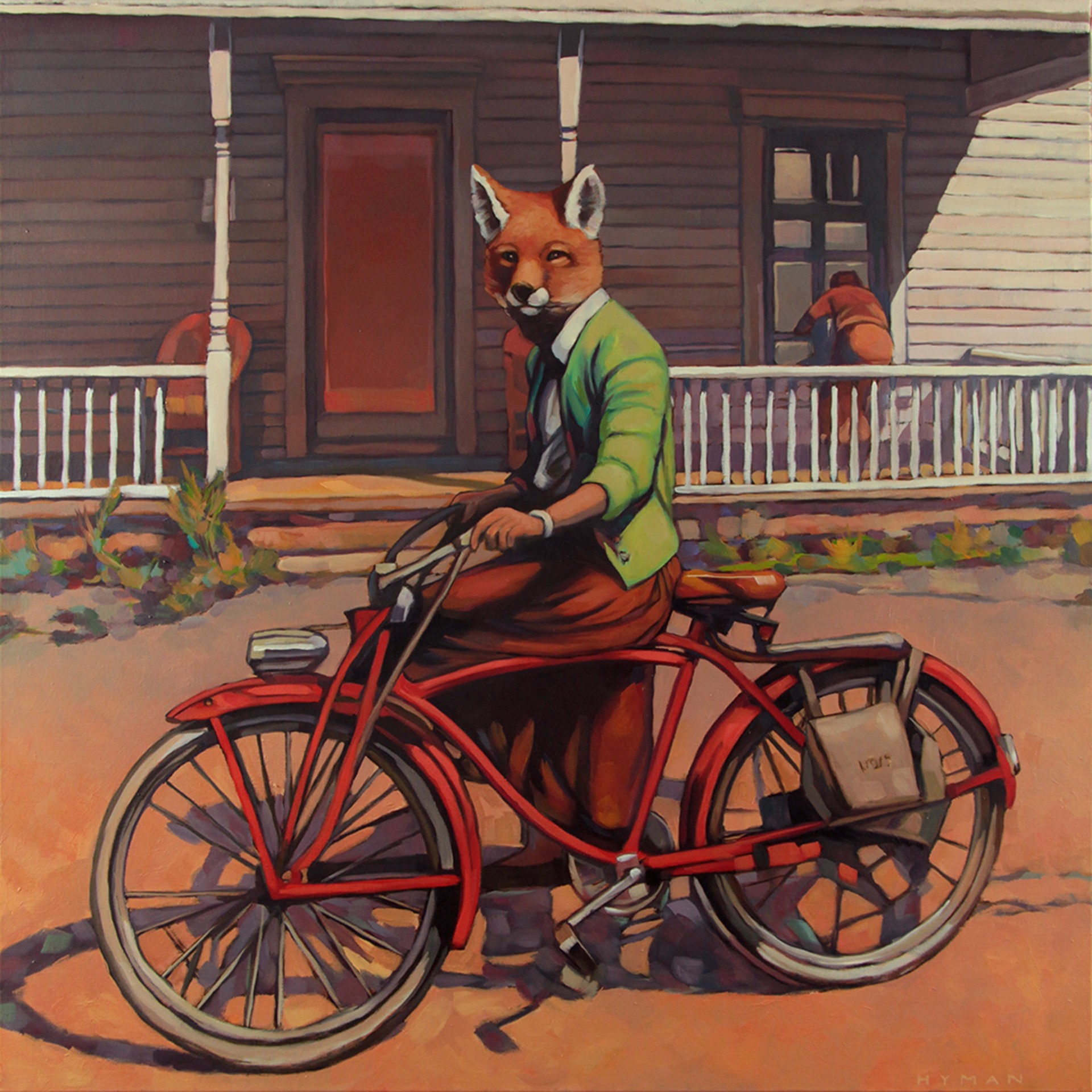Feral Series: Fox's New Bicycle by Miles Hyman