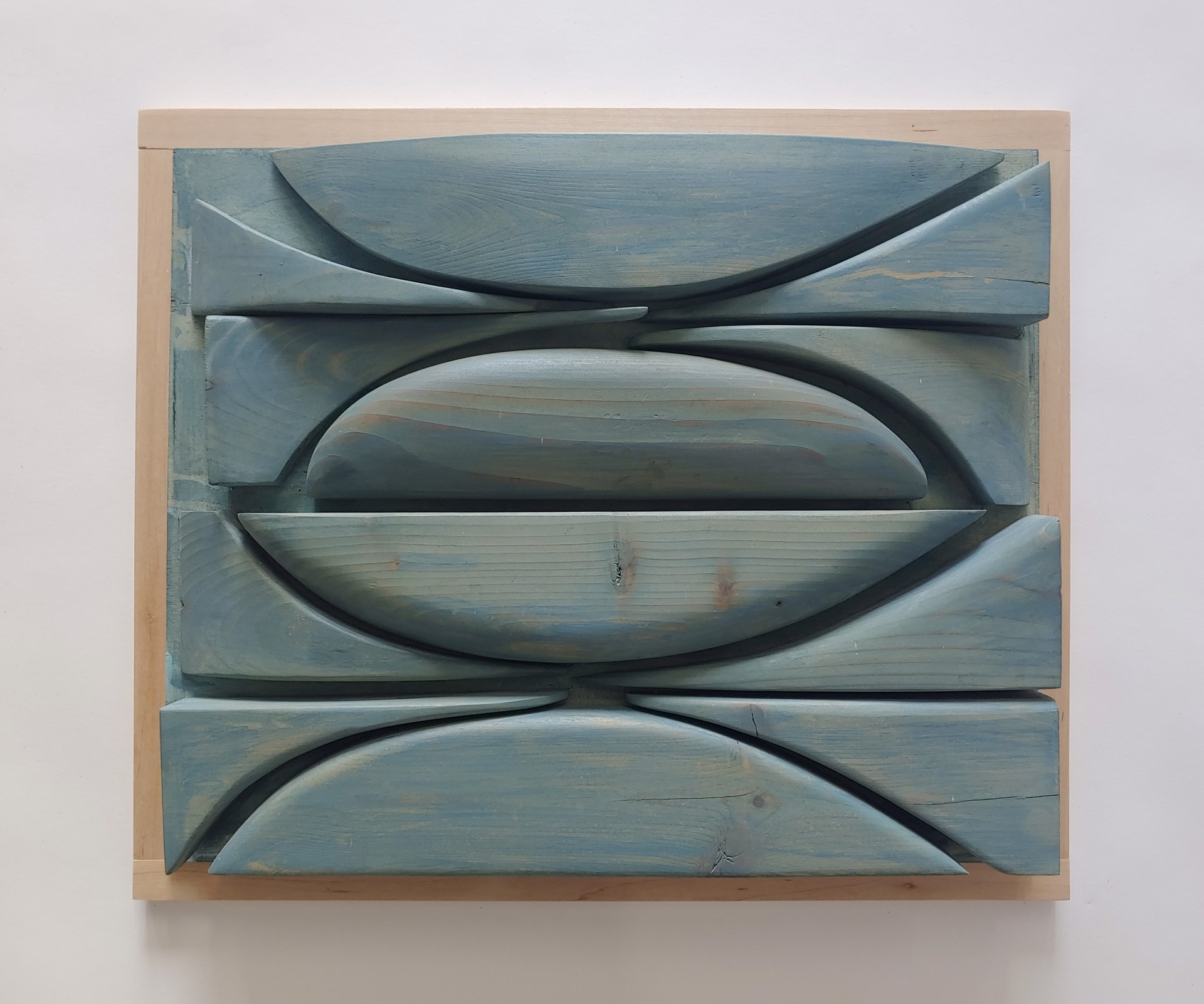 Hanging Abstract - Wood Sculpture by David Amdur