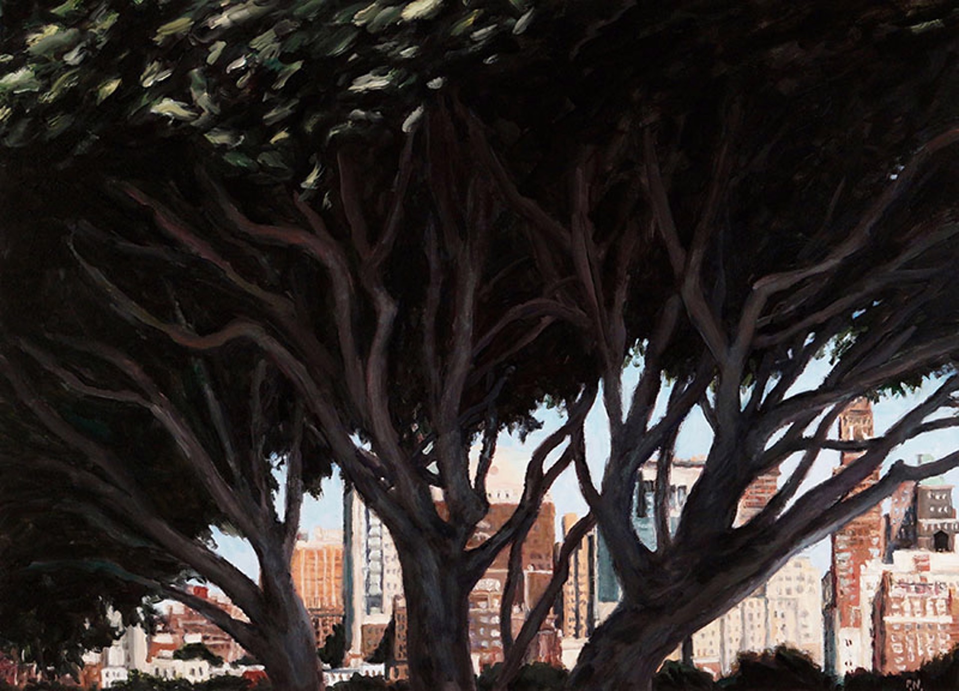 Brooklyn Through Trees by Patty Neal