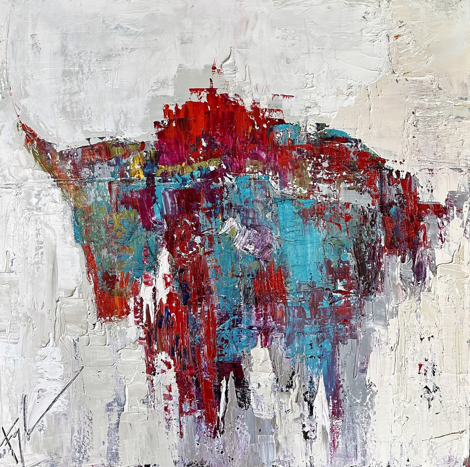 Lone Buffalo by Faye Crowe