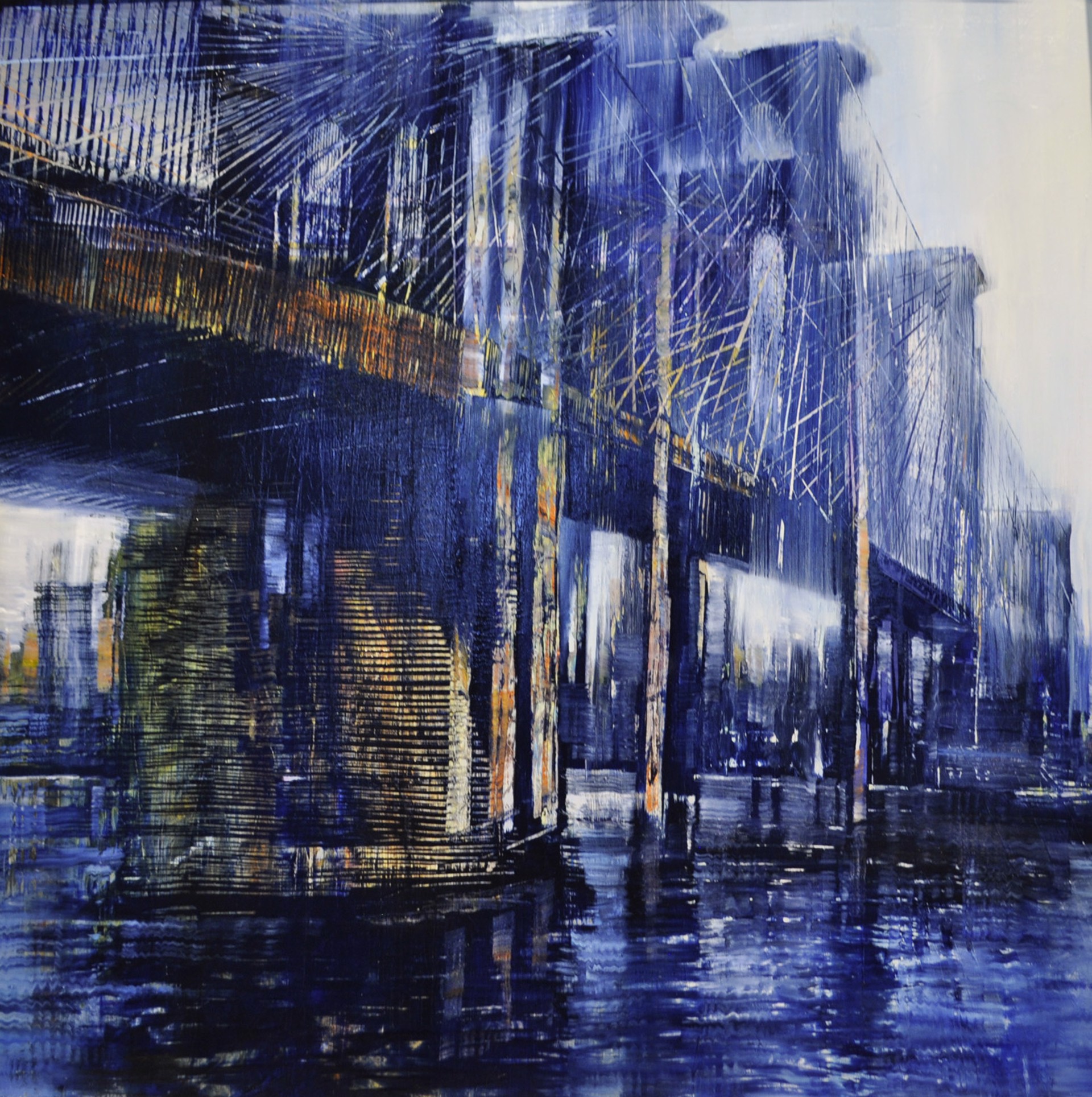 Brooklyn Bridge Twilight by David Dunlop