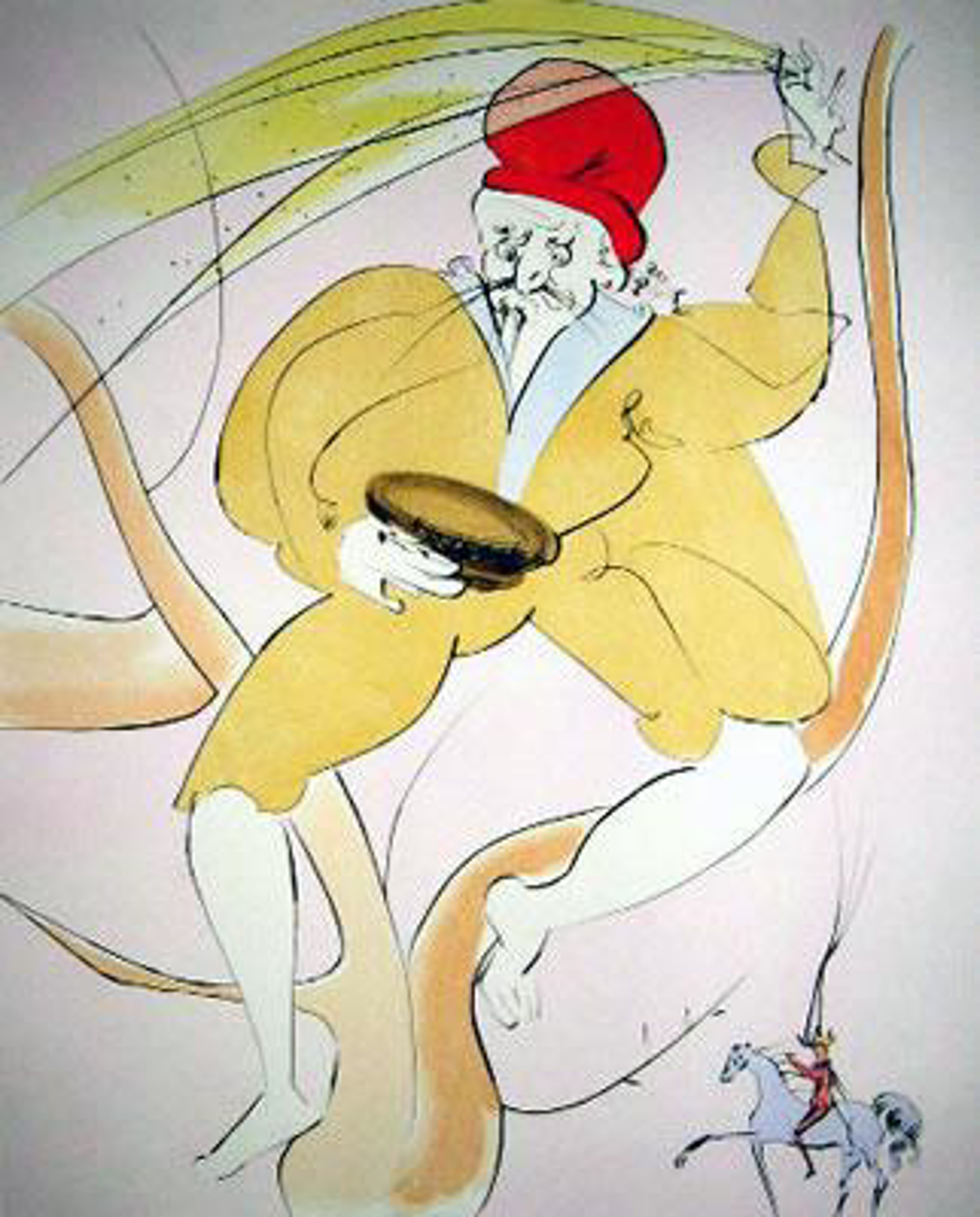 The Old Man Who Made Trees Grow (Japanese Fairy Tales, suite of 10) by Salvador Dali