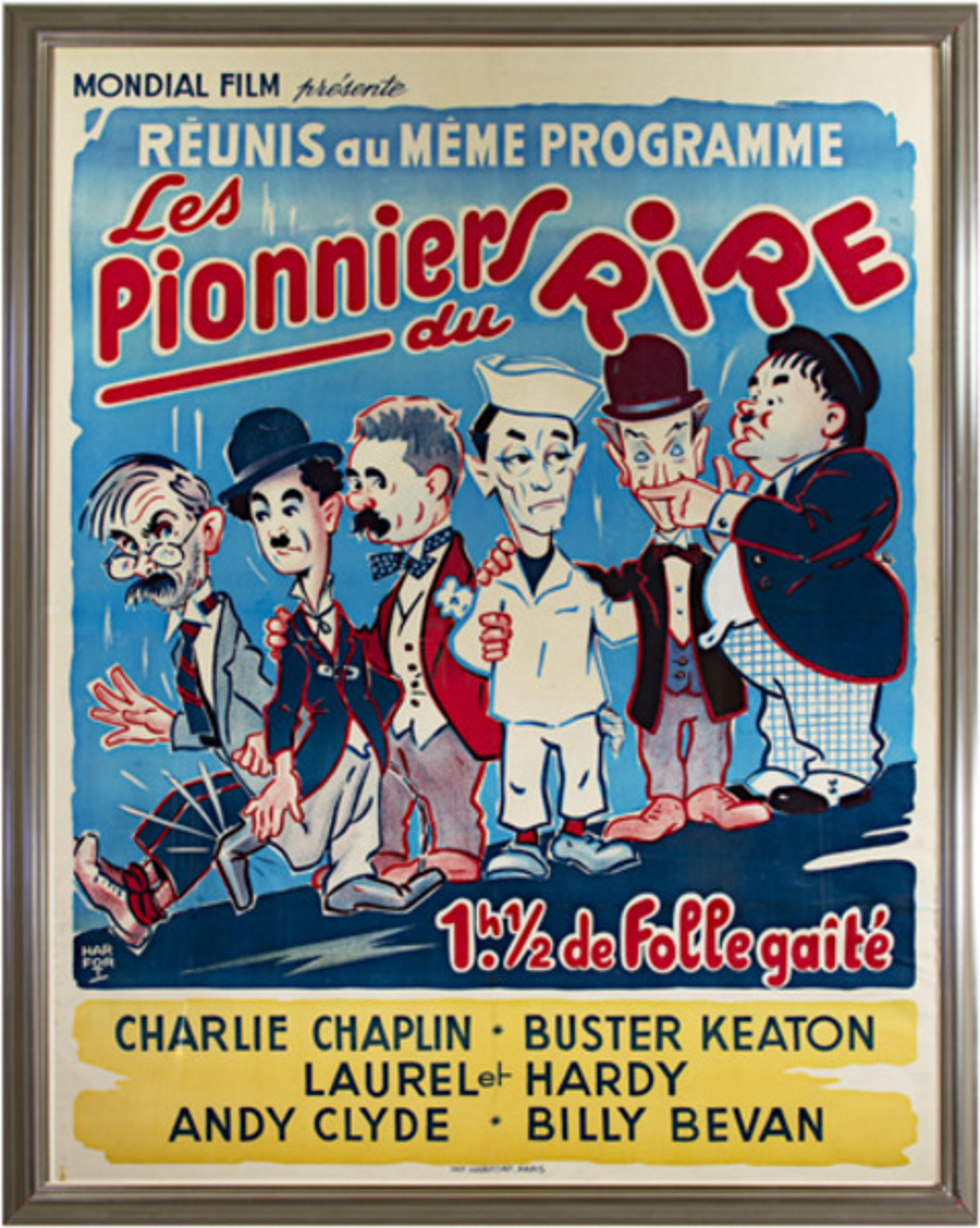 Pioneers of Laughter Charlie Chaplin, Buster Keaton, Laurel & Hardy, Andy Clyde, Billy Bevan by Harfort