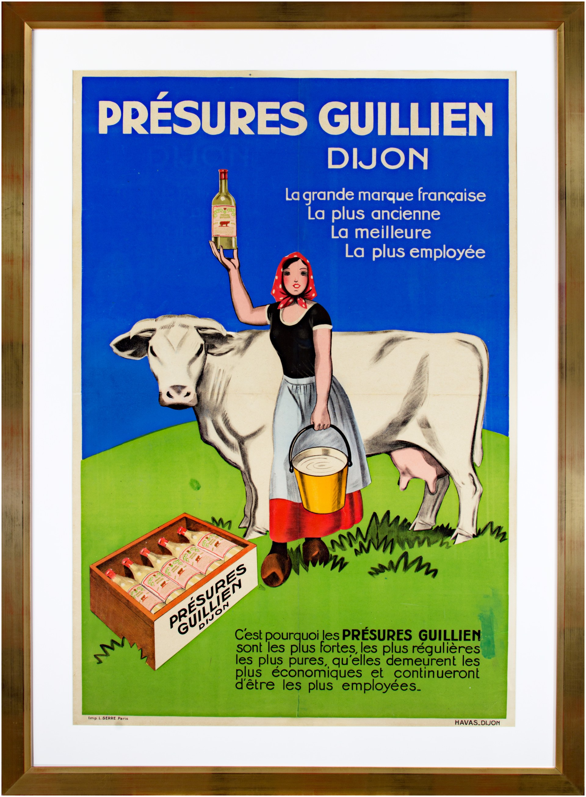 Presures Guillien, Dijon Cow by L. Serre