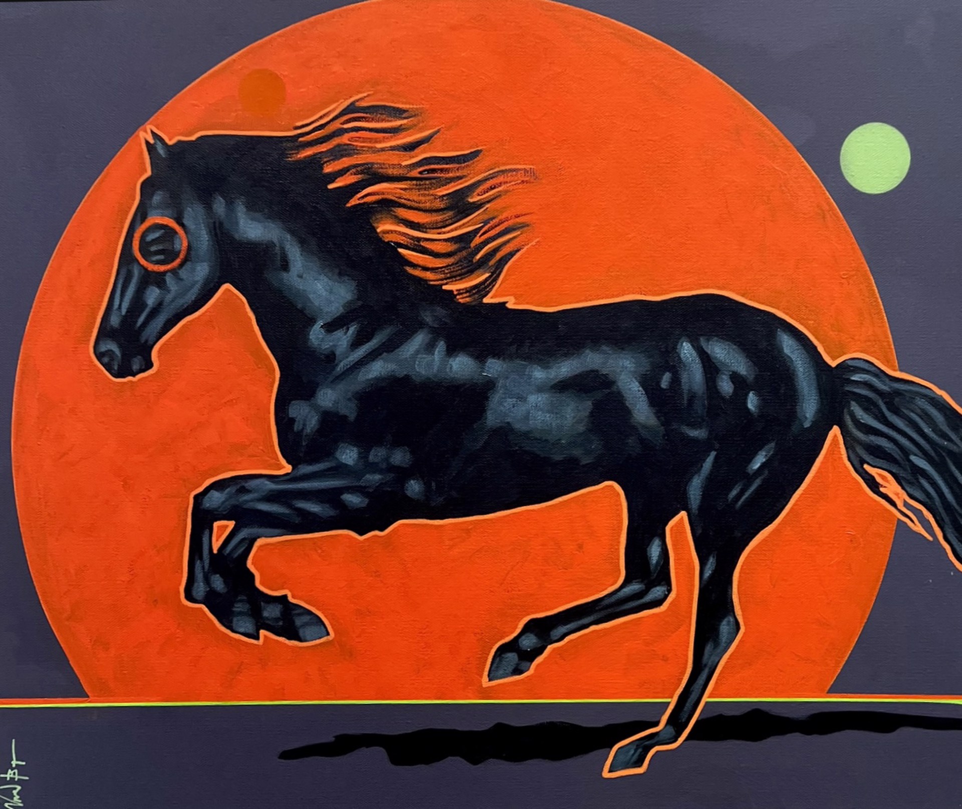 Super Moon Horse by Nocona Burgess