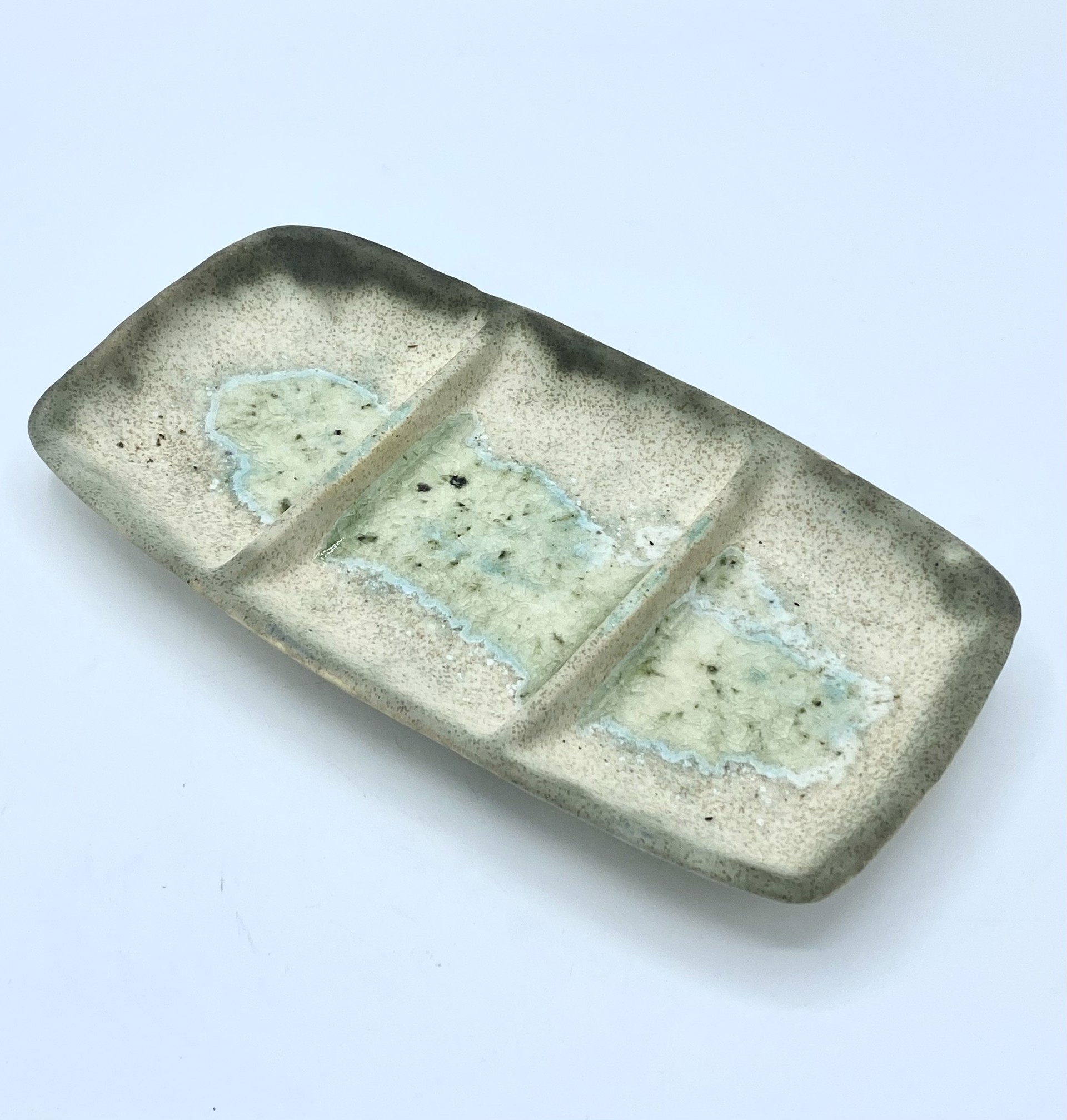 Divided Tray 2 by Satterfield Pottery