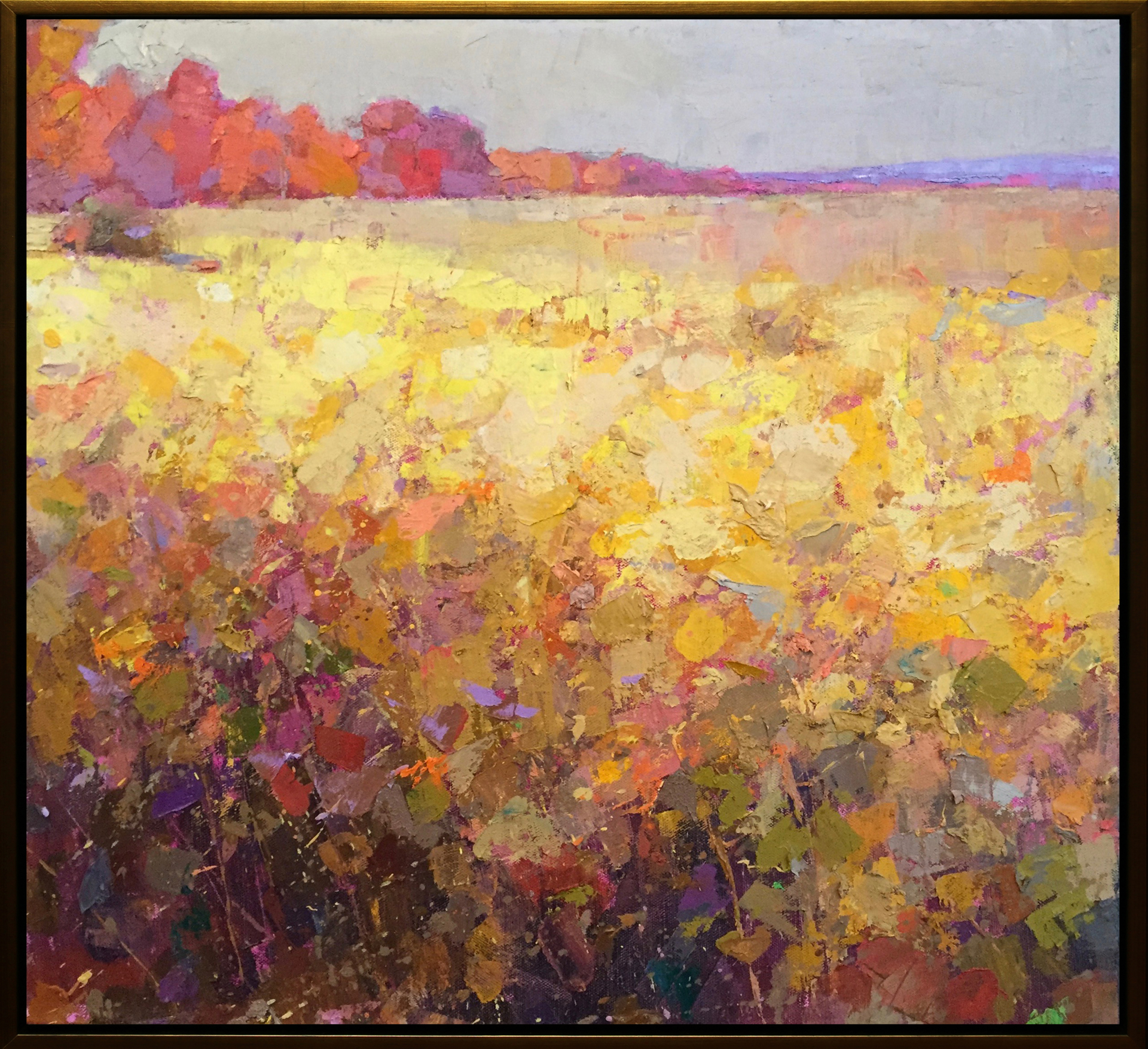 Field in Yellow by Larry Horowitz