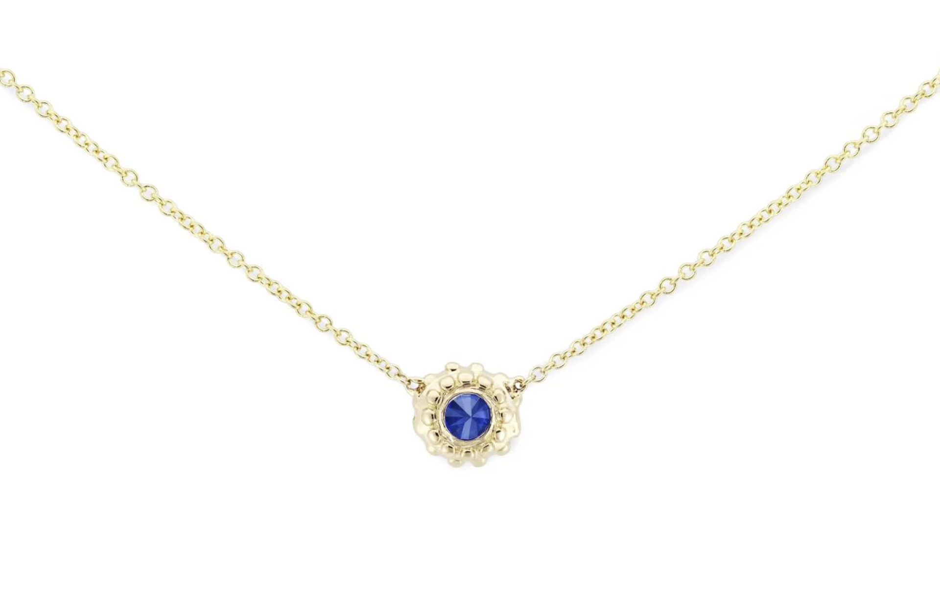 Evo Blue Sapphire Necklace by Ana Katarina