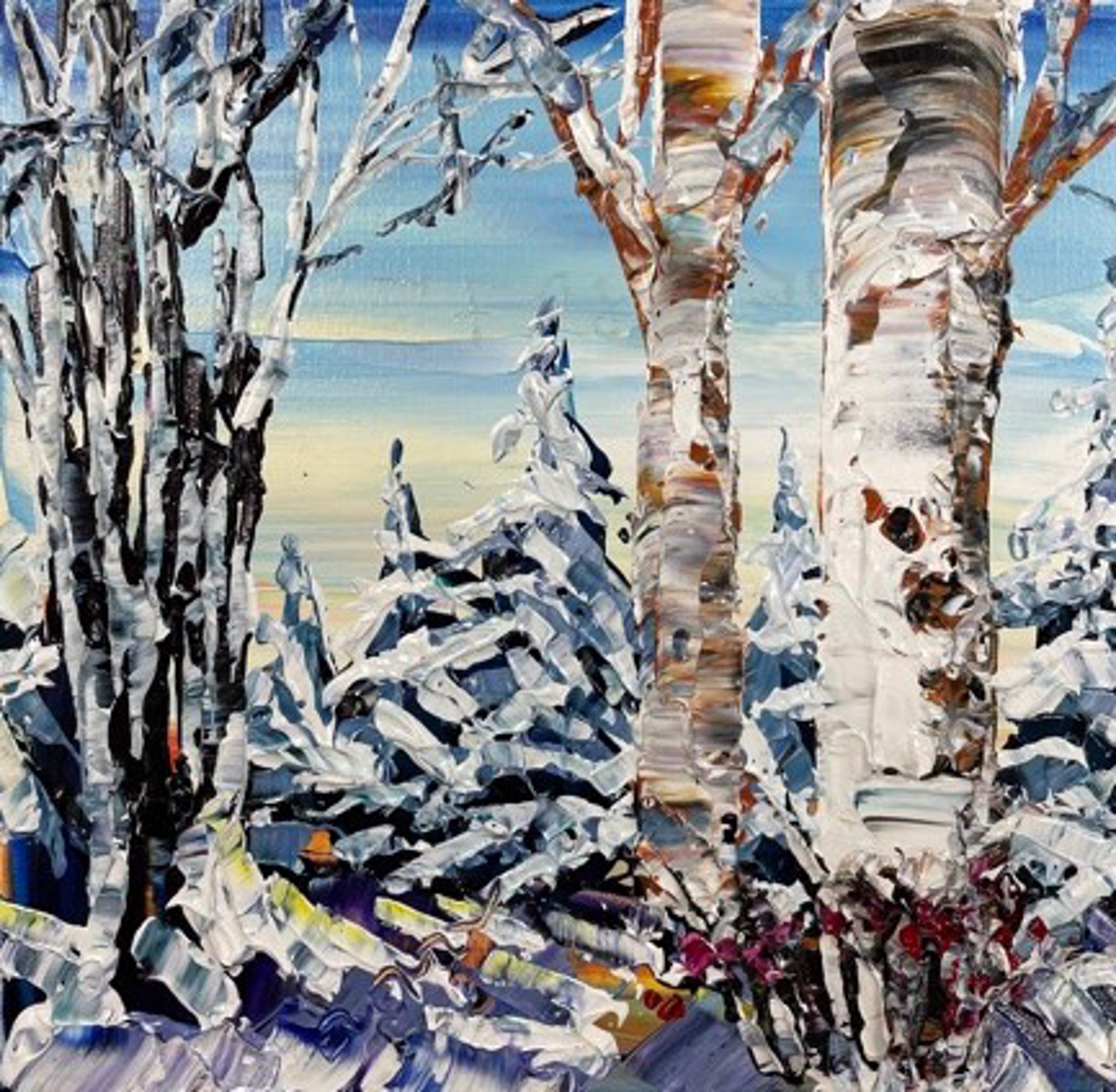 Winter Birch by Maya Eventov