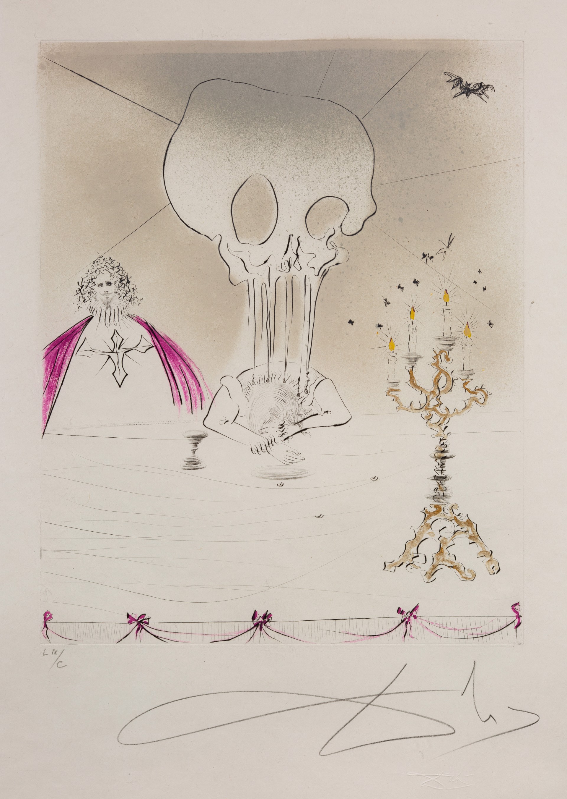 Don Juan “Le Banquet  LIX/C” by Salvador Dalí