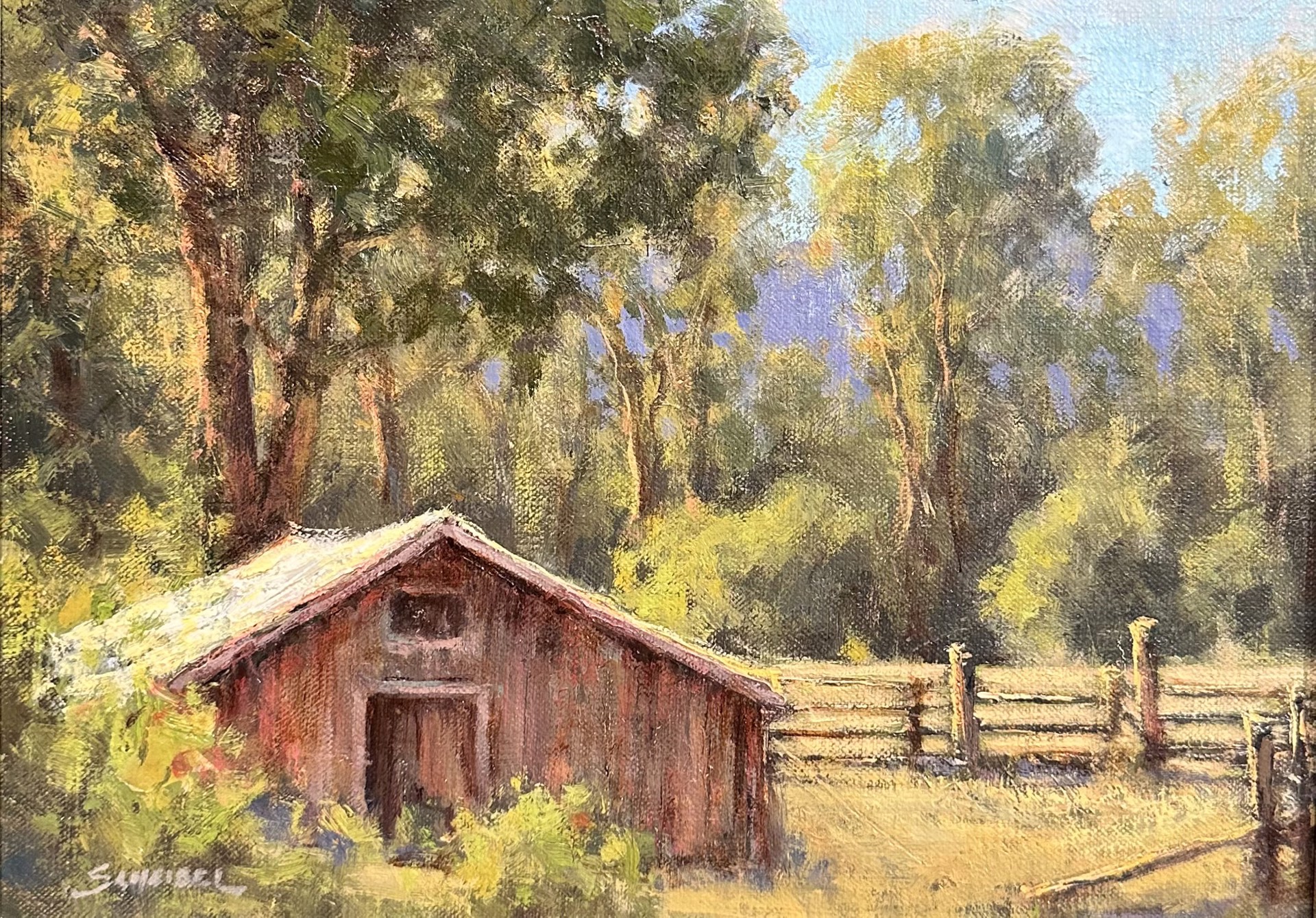 THE OLD RED SHED by Greg Scheibel