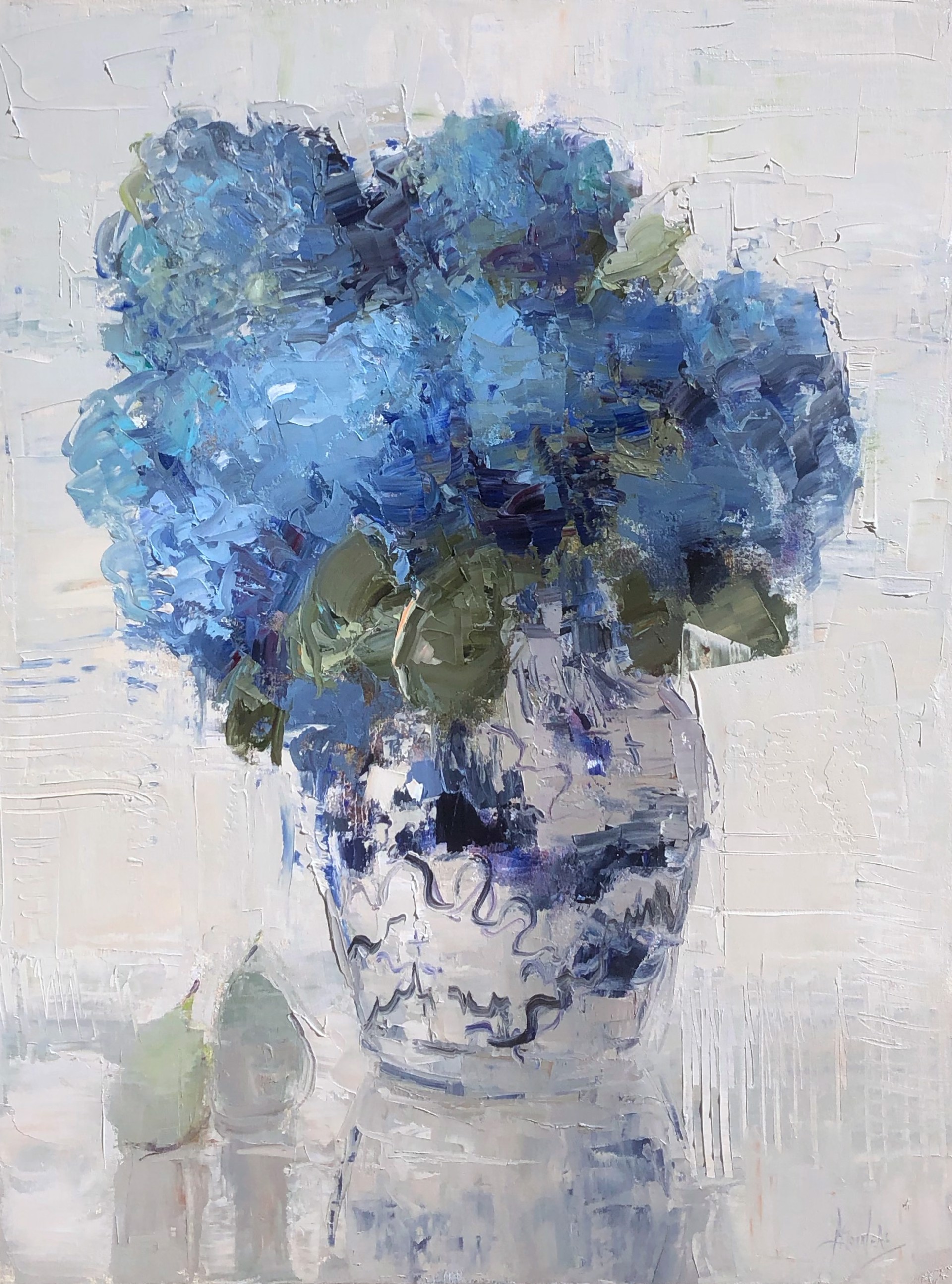 Large Bouquet Blue by Barbara Flowers