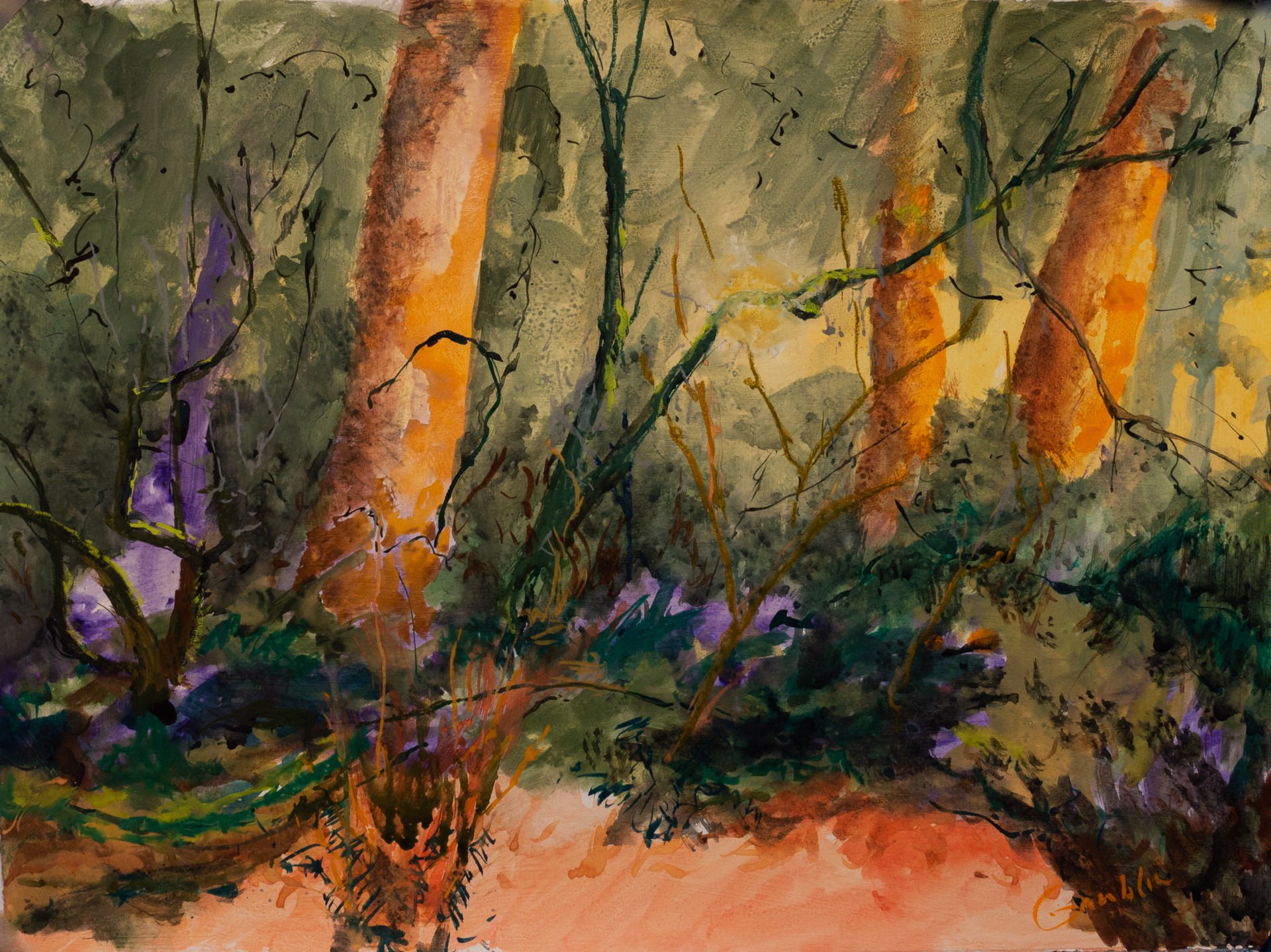 Forest Interior no. 7 by Robert Gamblin