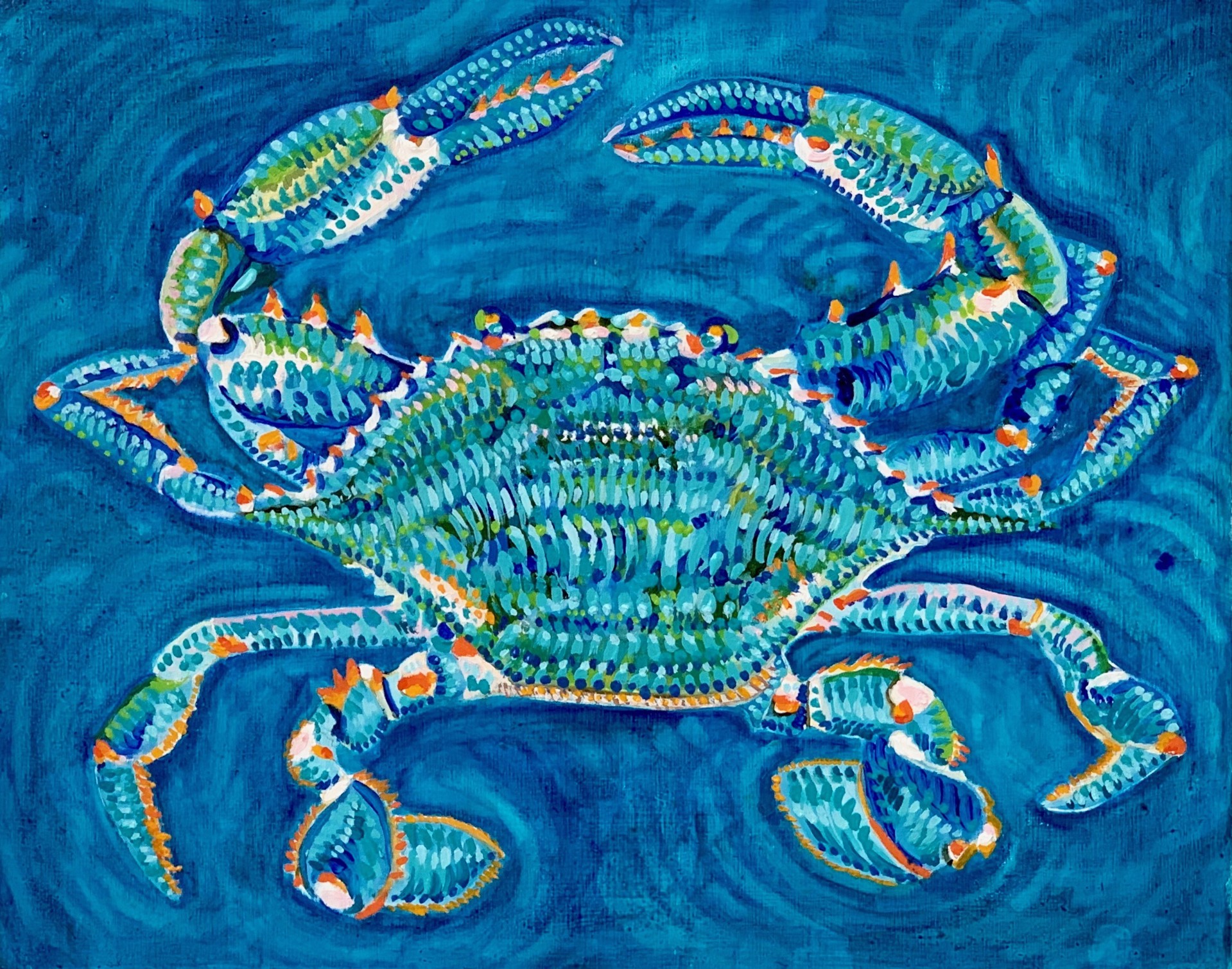 Blue Crab by Jennifer Clifford Danner