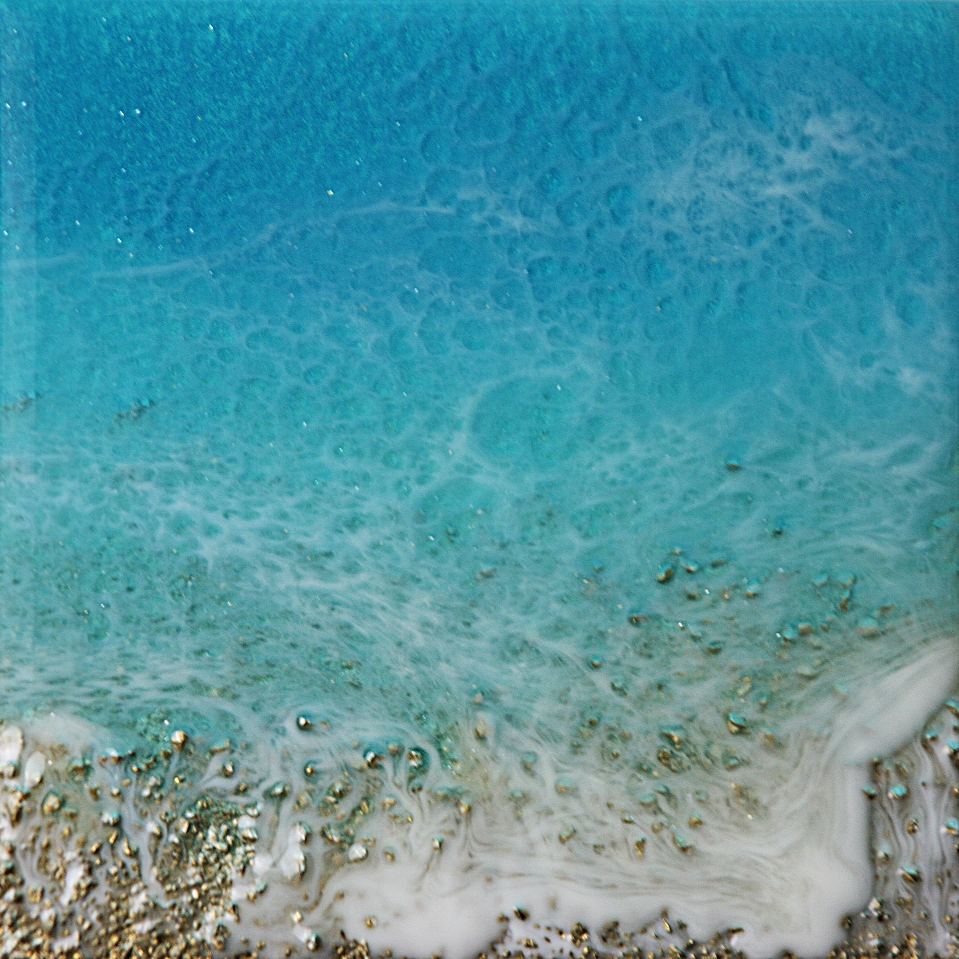 Teal Waves #22 by Ana Hefco