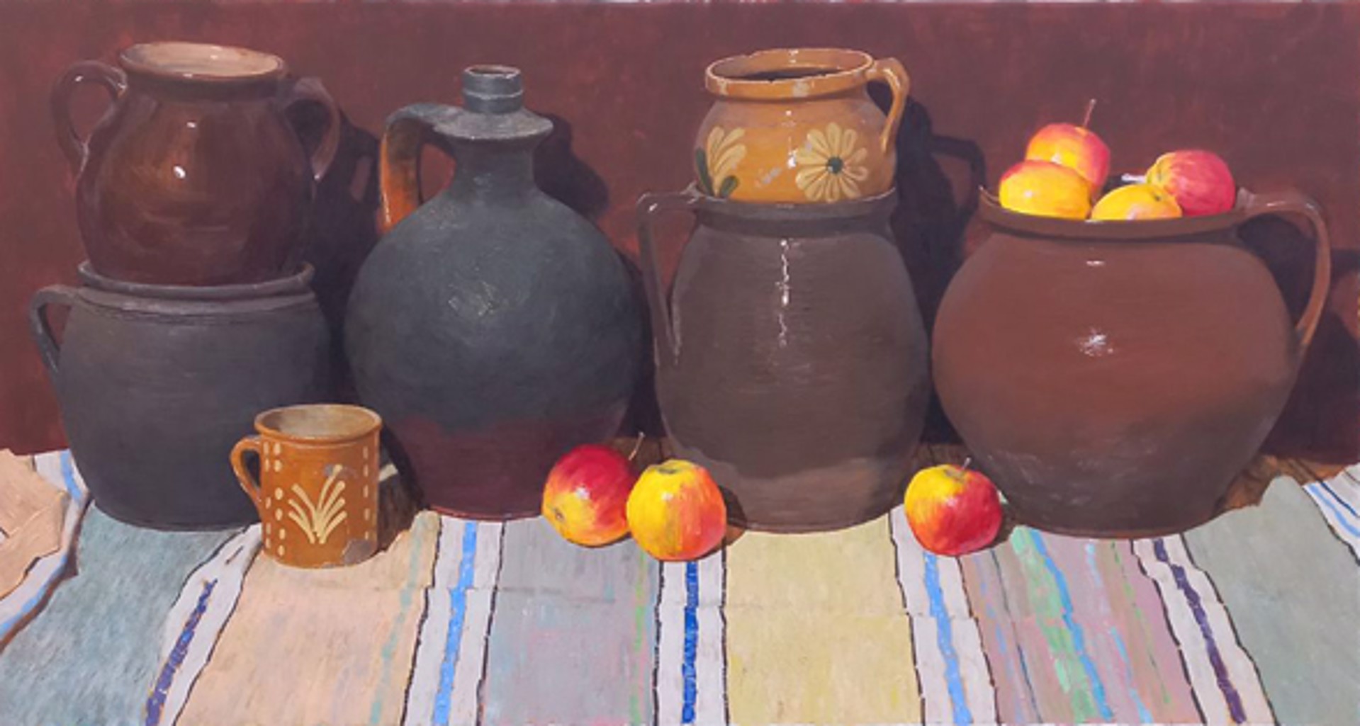 Ceramics and Apples by Vladimir Kovalov