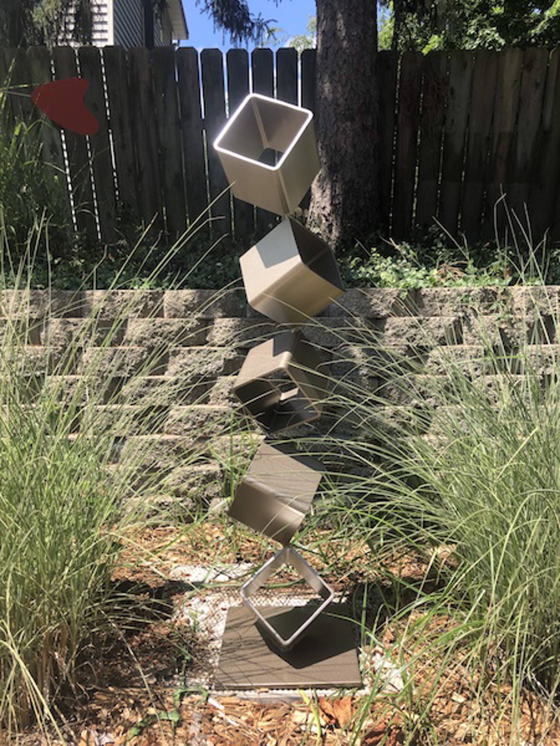 Gold Cube I by Joseph Lamontagne