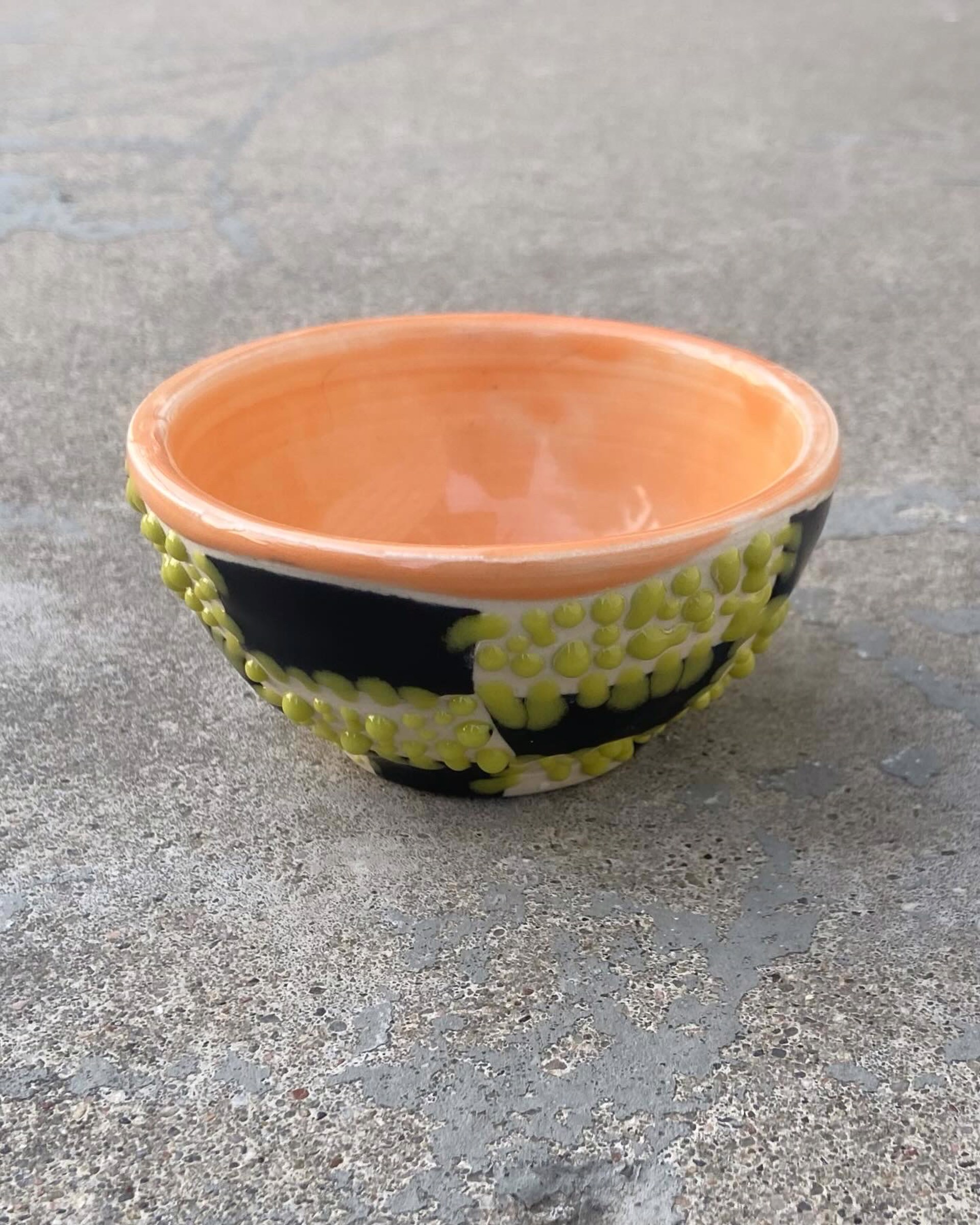 Checkered Gloopy Bowl 03 by Cassie Sullivan