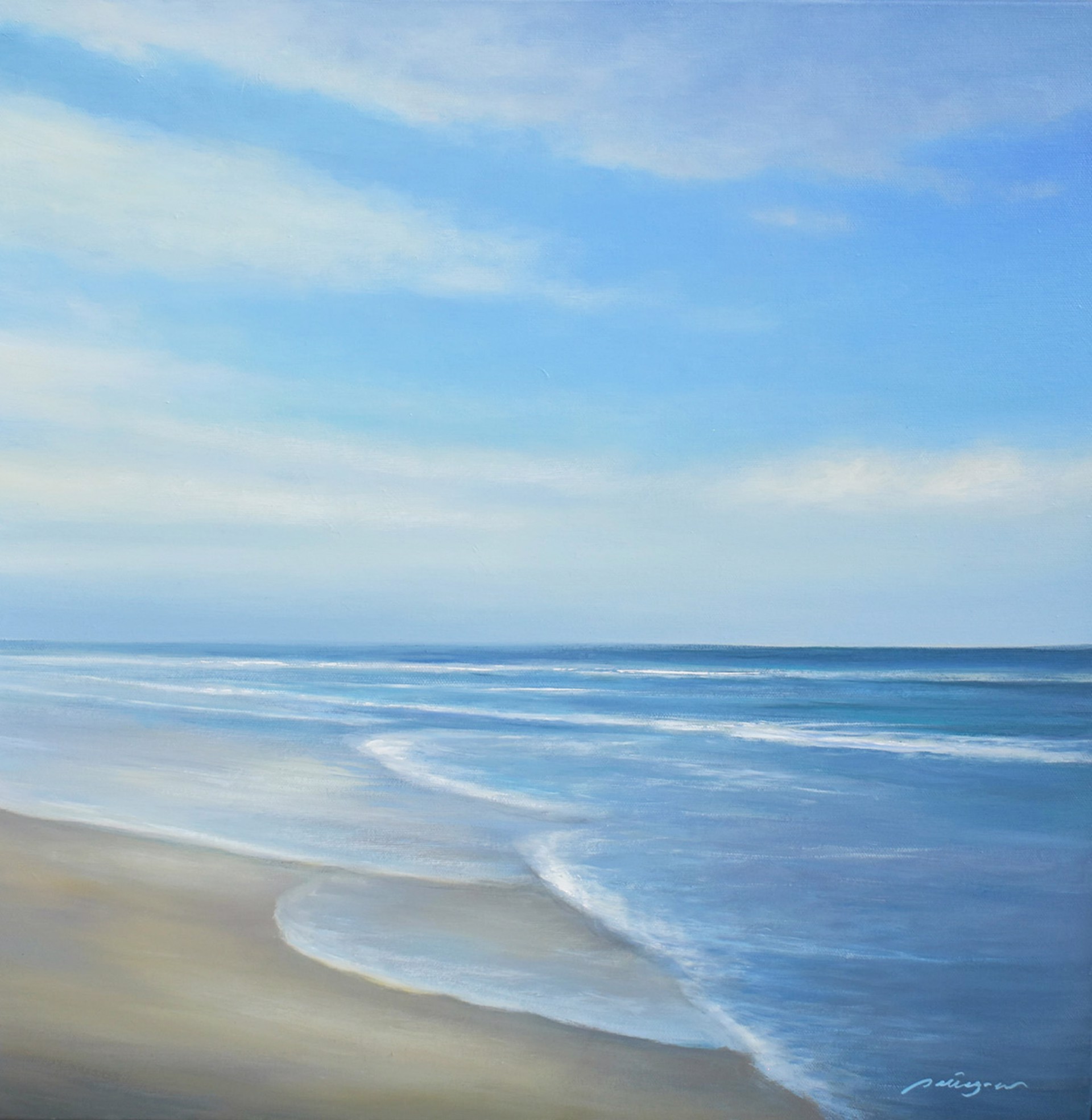A Clear Day Beachside by Peter Pettegrew