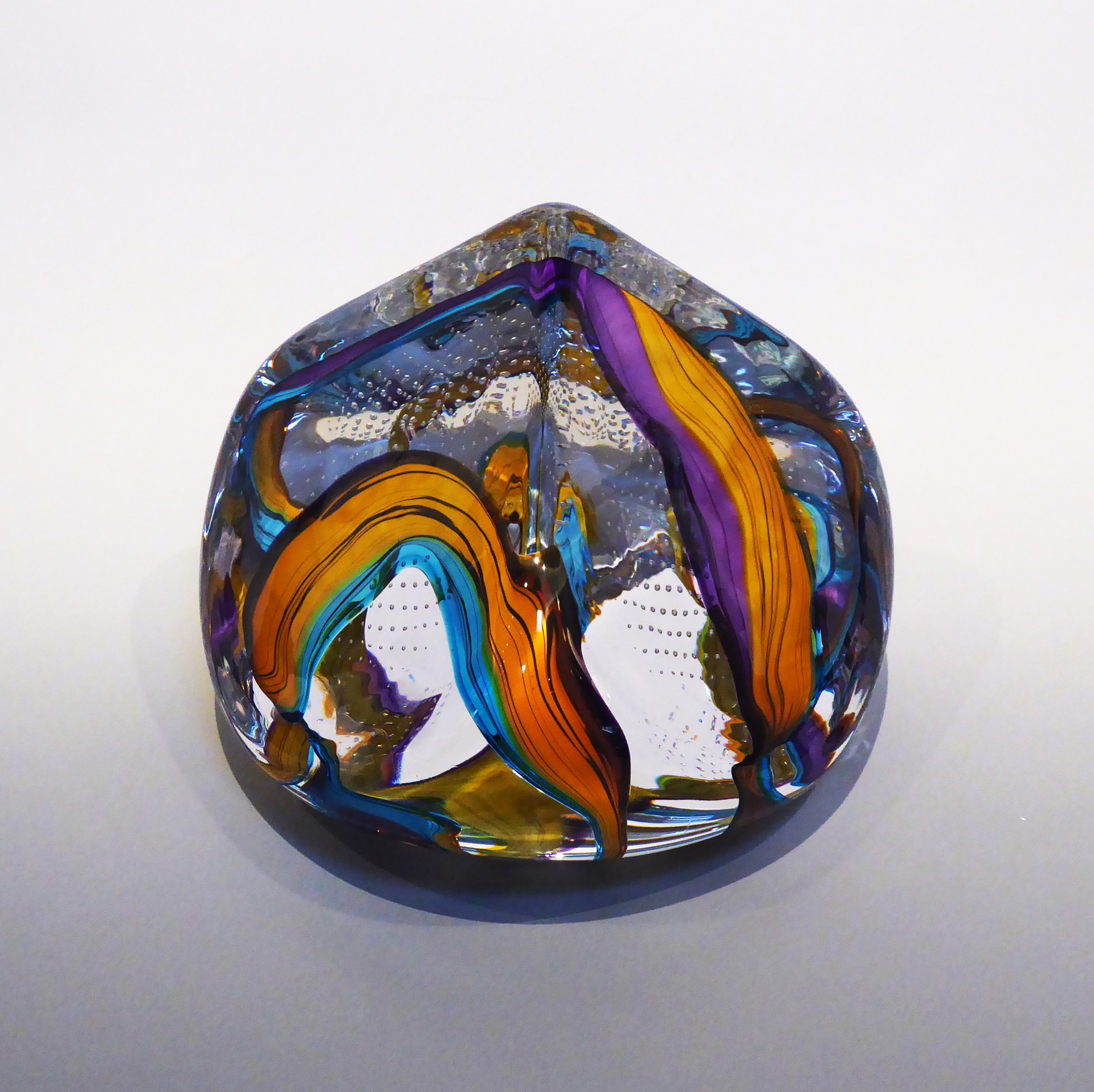 Cubic Tip - Purple, Turquoise, Gold by Richard Hornby