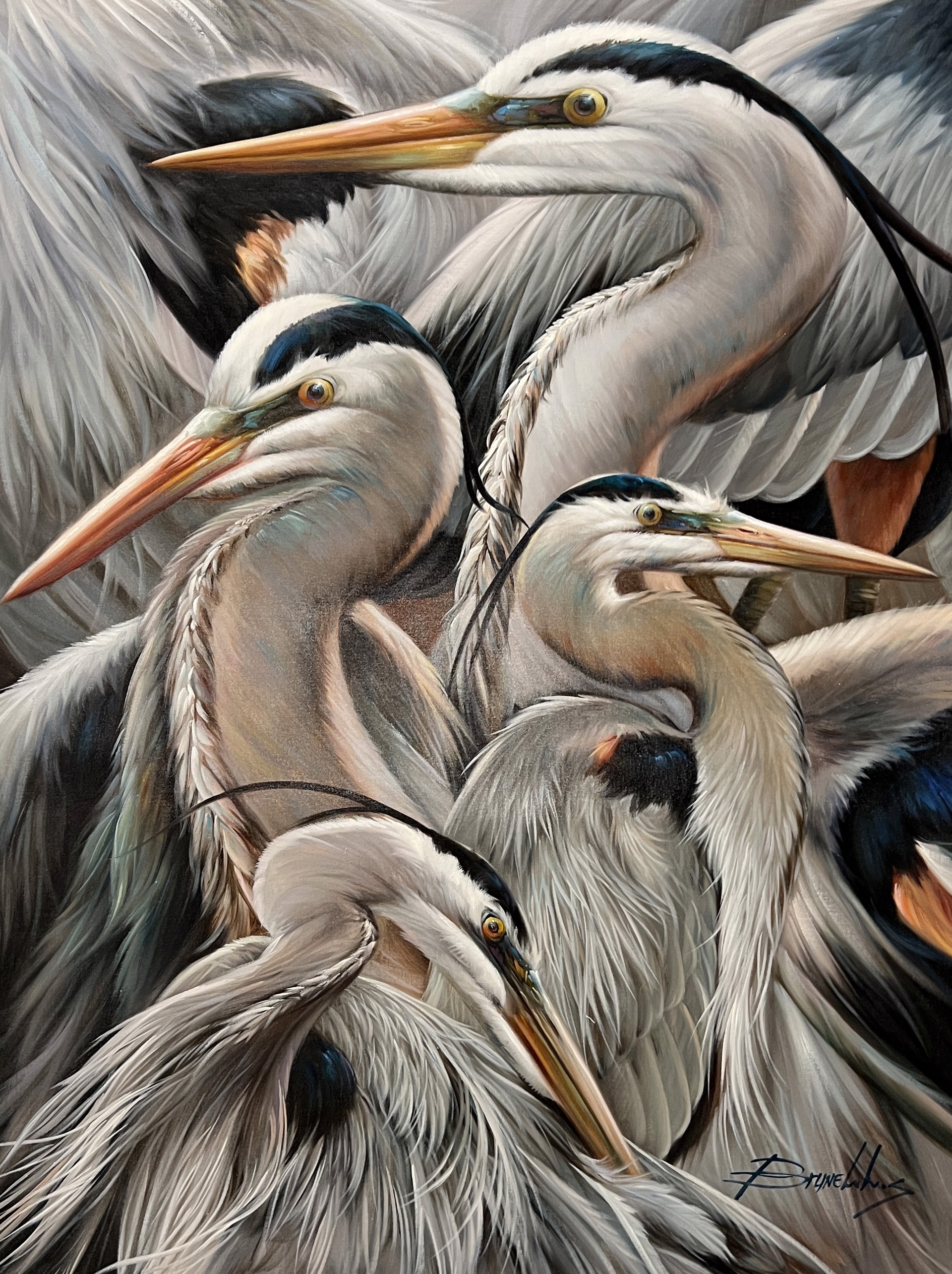 HERON GROUPING by BRUNELLY