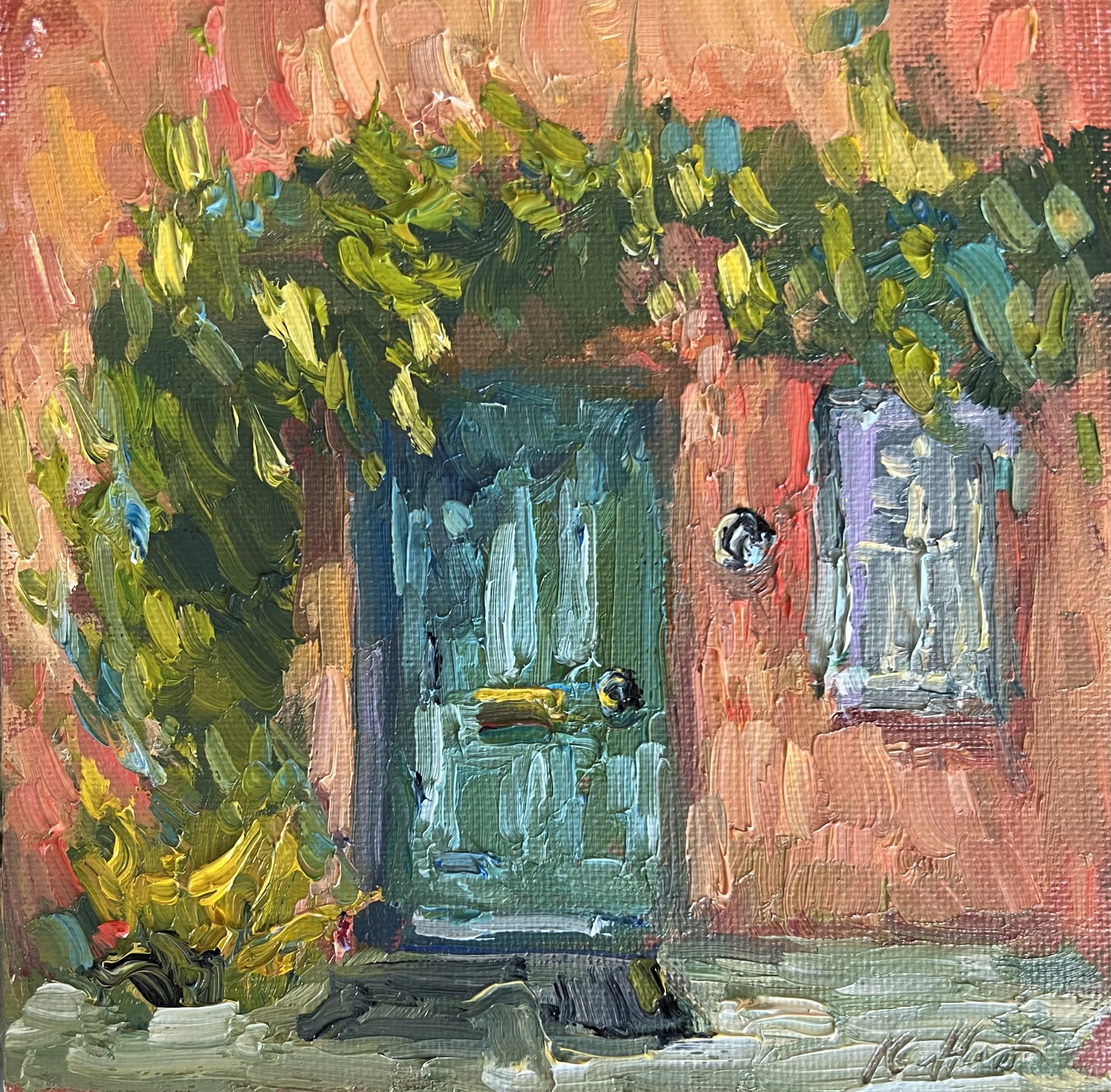 Hidden Door on Society Street by Karen Hewitt Hagan