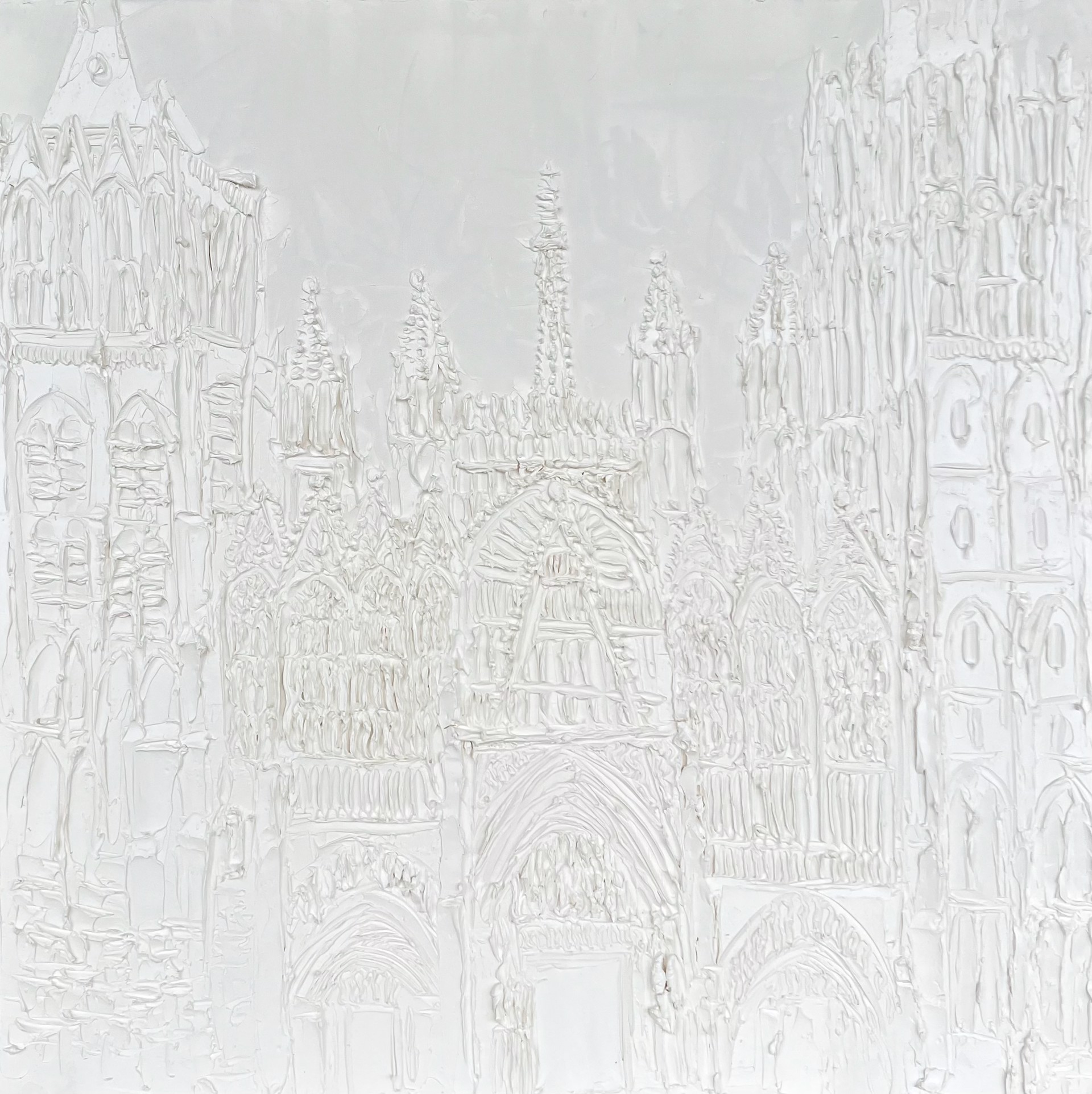 Rouen Cathedral (the west front) II by Brooke Major