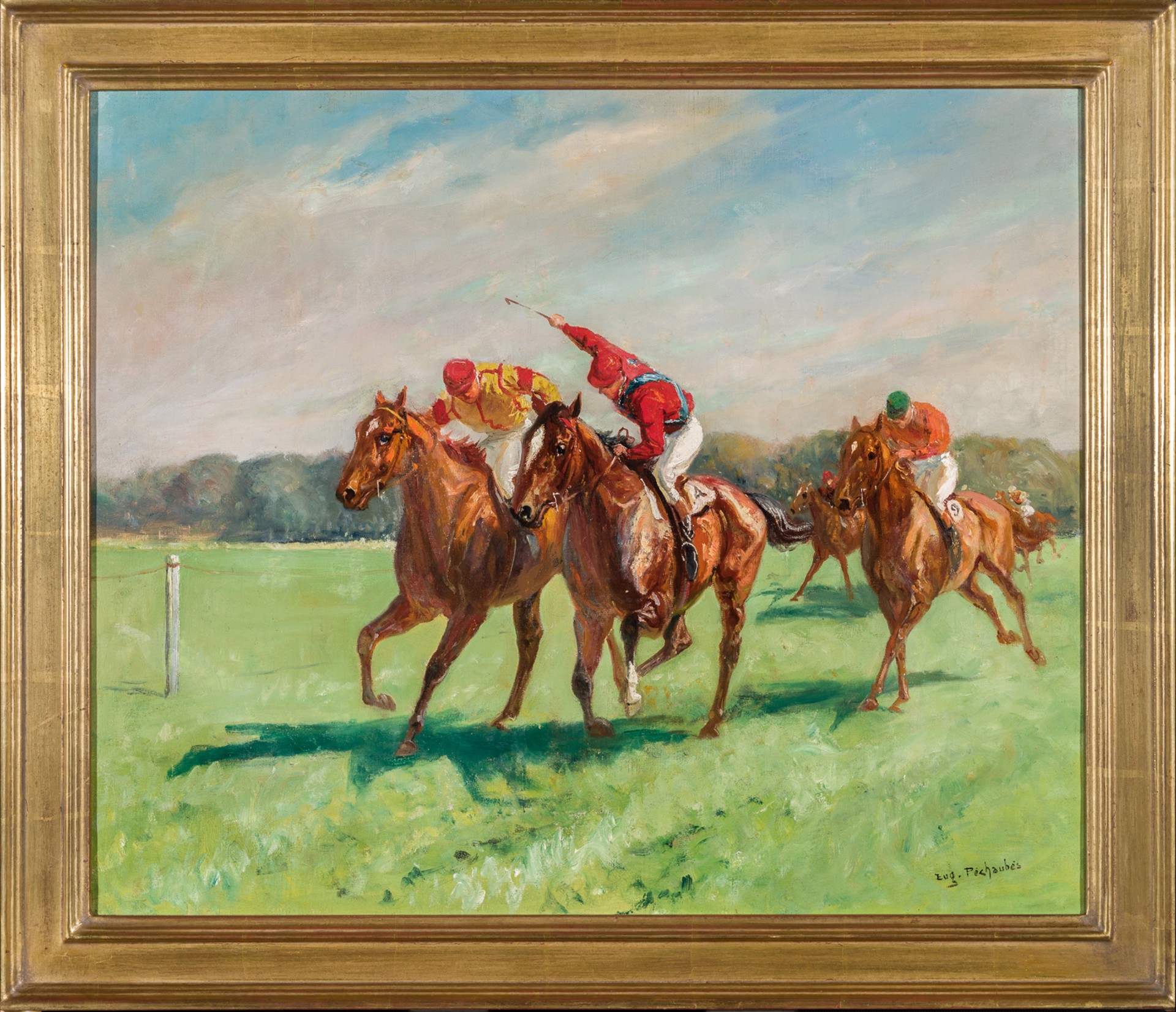 RACING (a pair) by Eugene Pechaubes