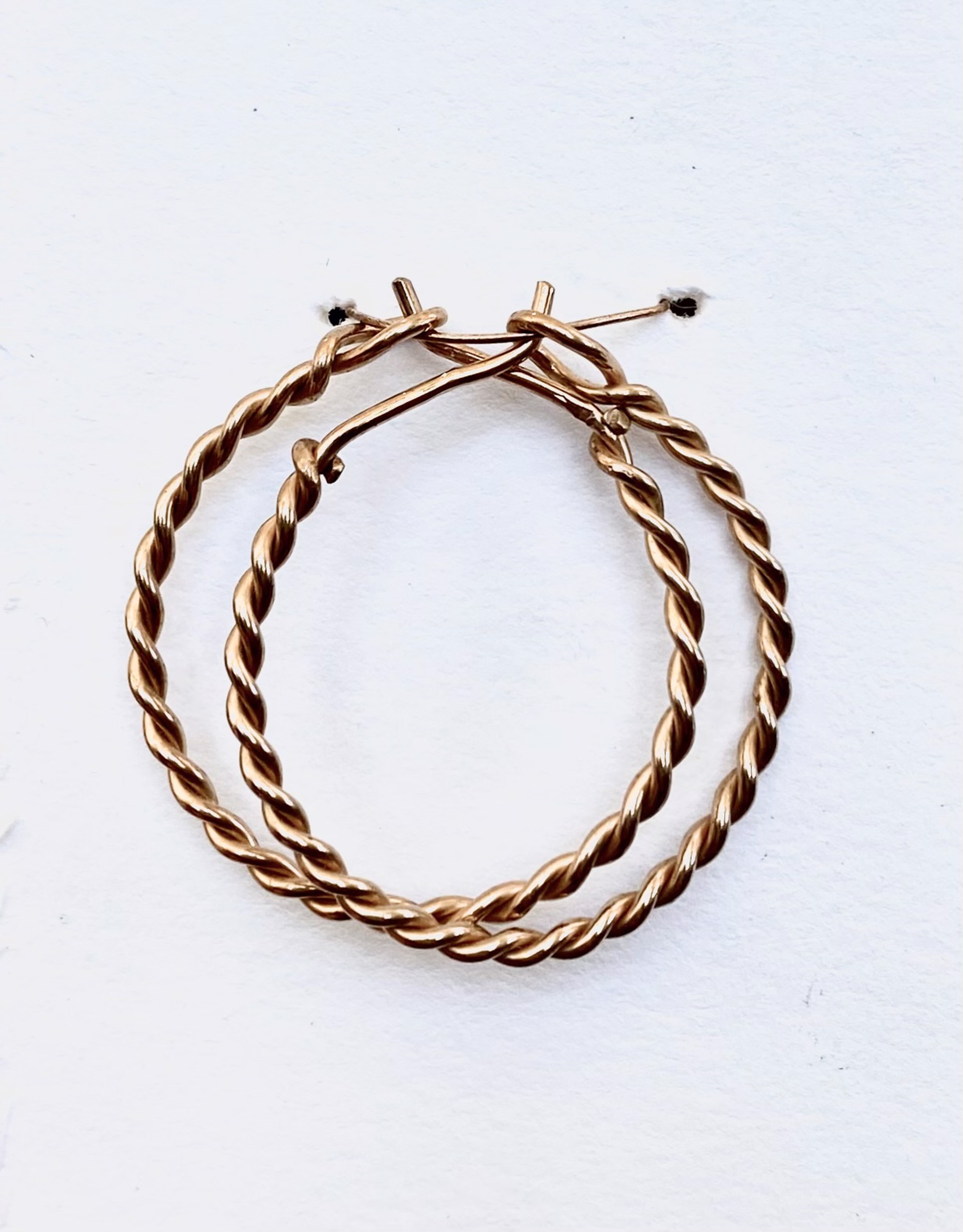Gold Filled Hoop Earrings by Emelie Hebert