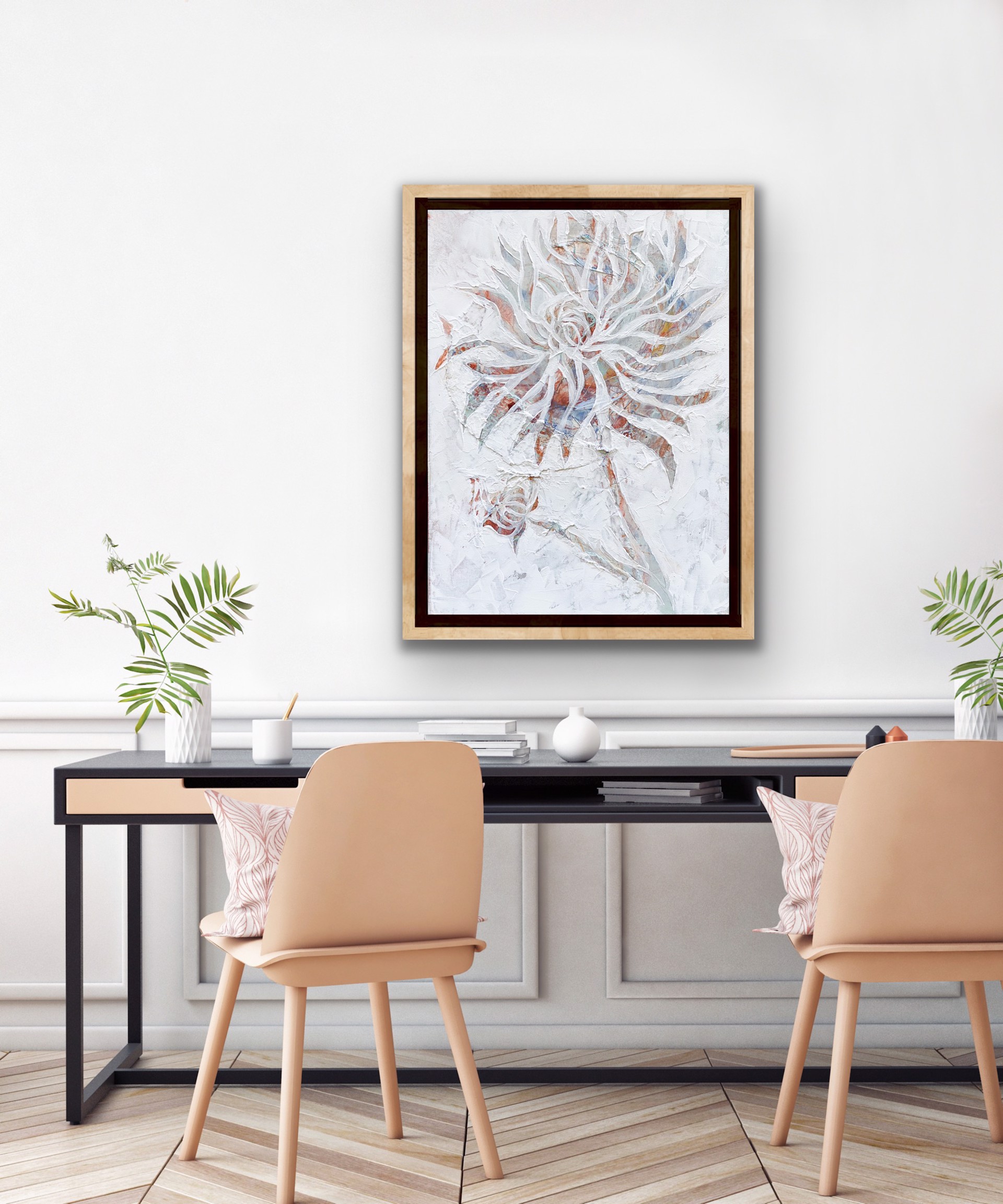 November Chrysanthemum Print by Corinne Mitchell