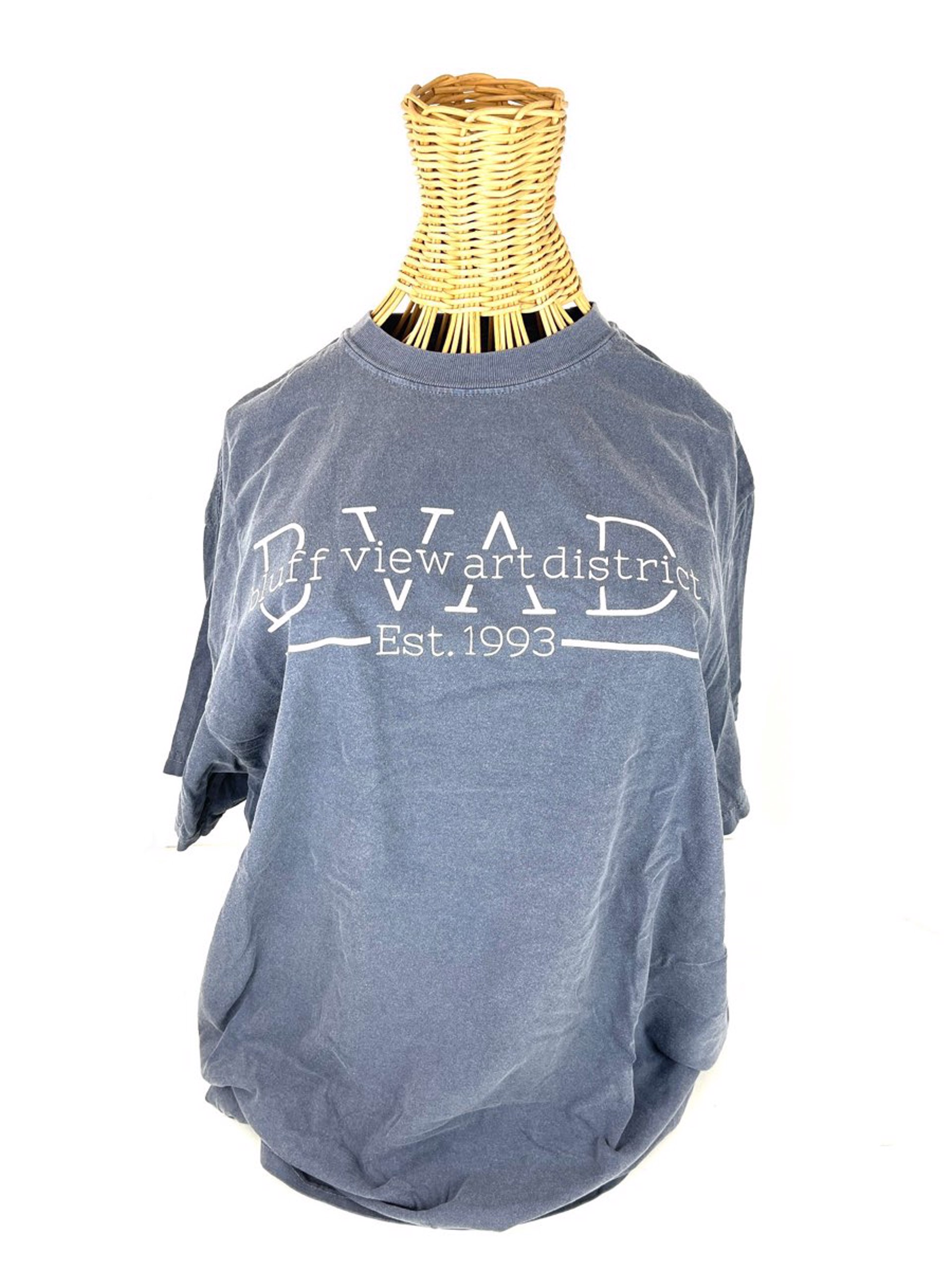Bluff View Art District Shirt - Gray L by Bluff View Art District