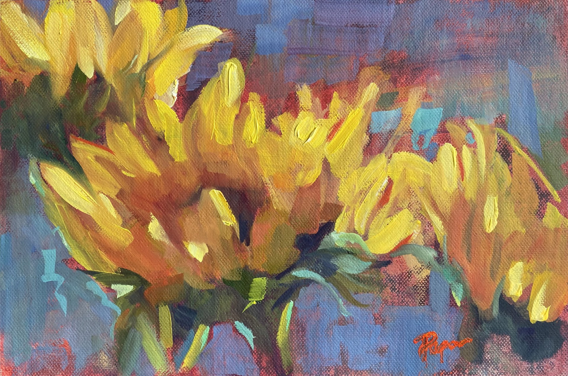 Sunflower Cascade by Tammy Papa
