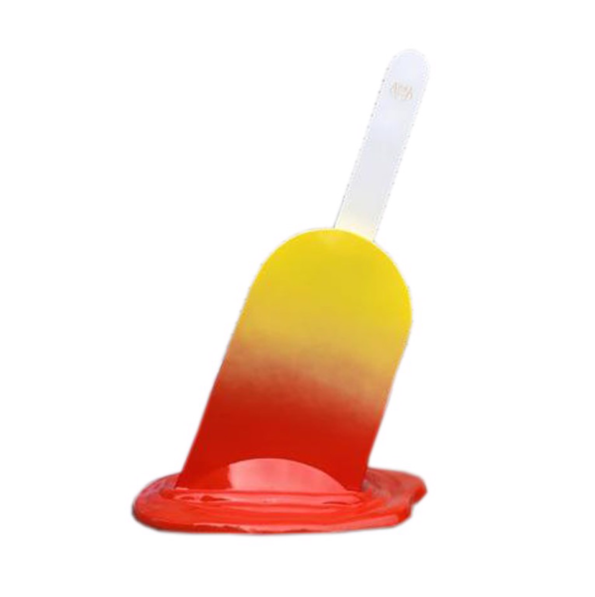 Yellow/Orange Popsicle by Popsicles  by Elena Bulatova
