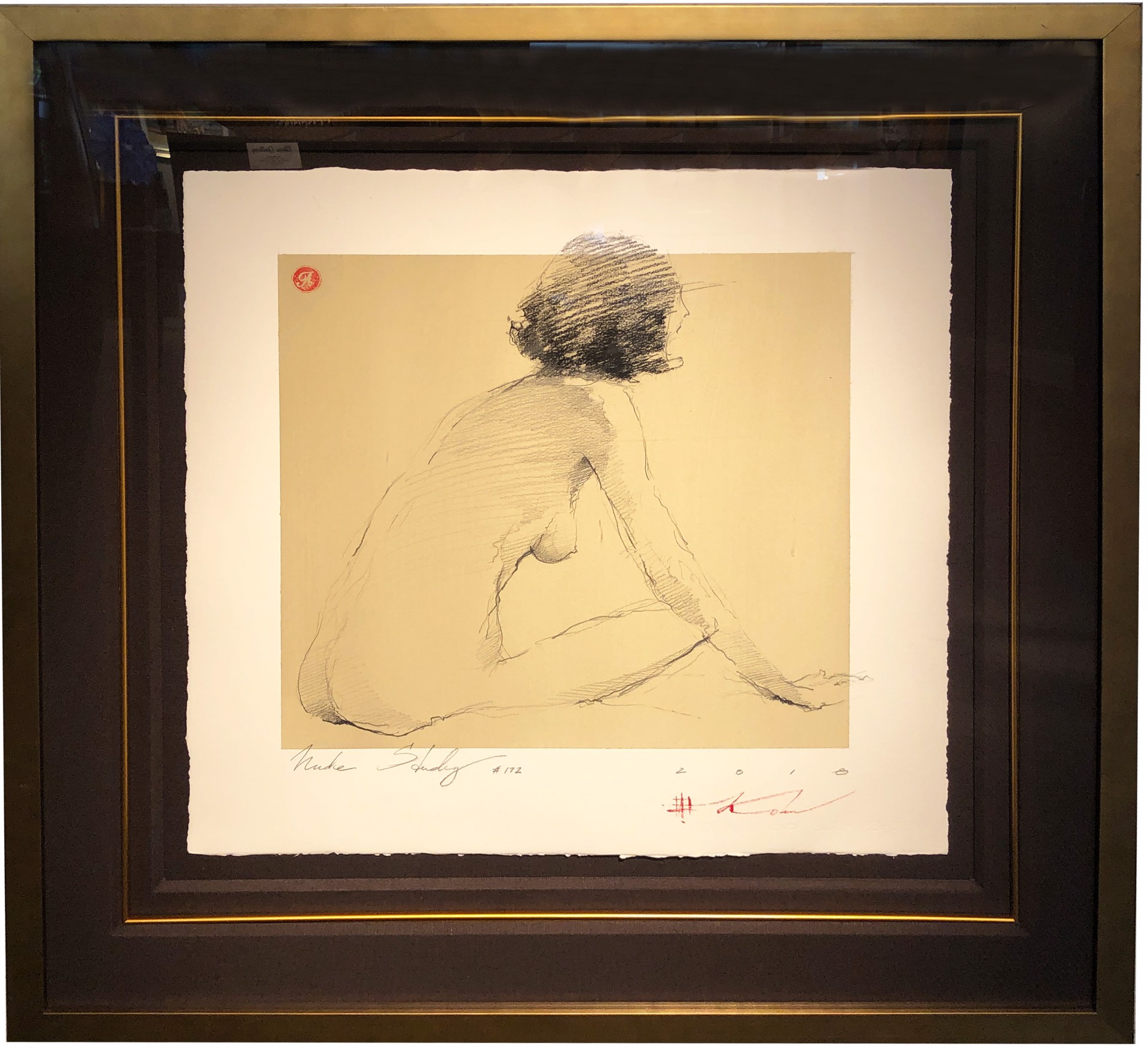 "Nude Study" #172 by Andre Kohn