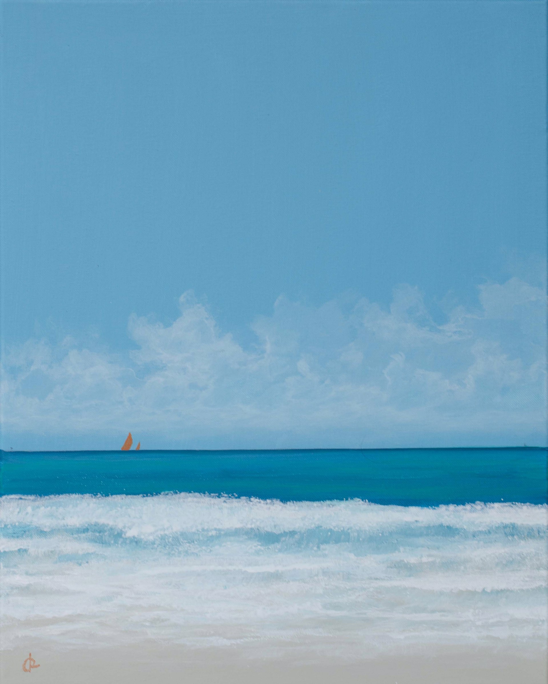 Surf Break I by Peter Laughton