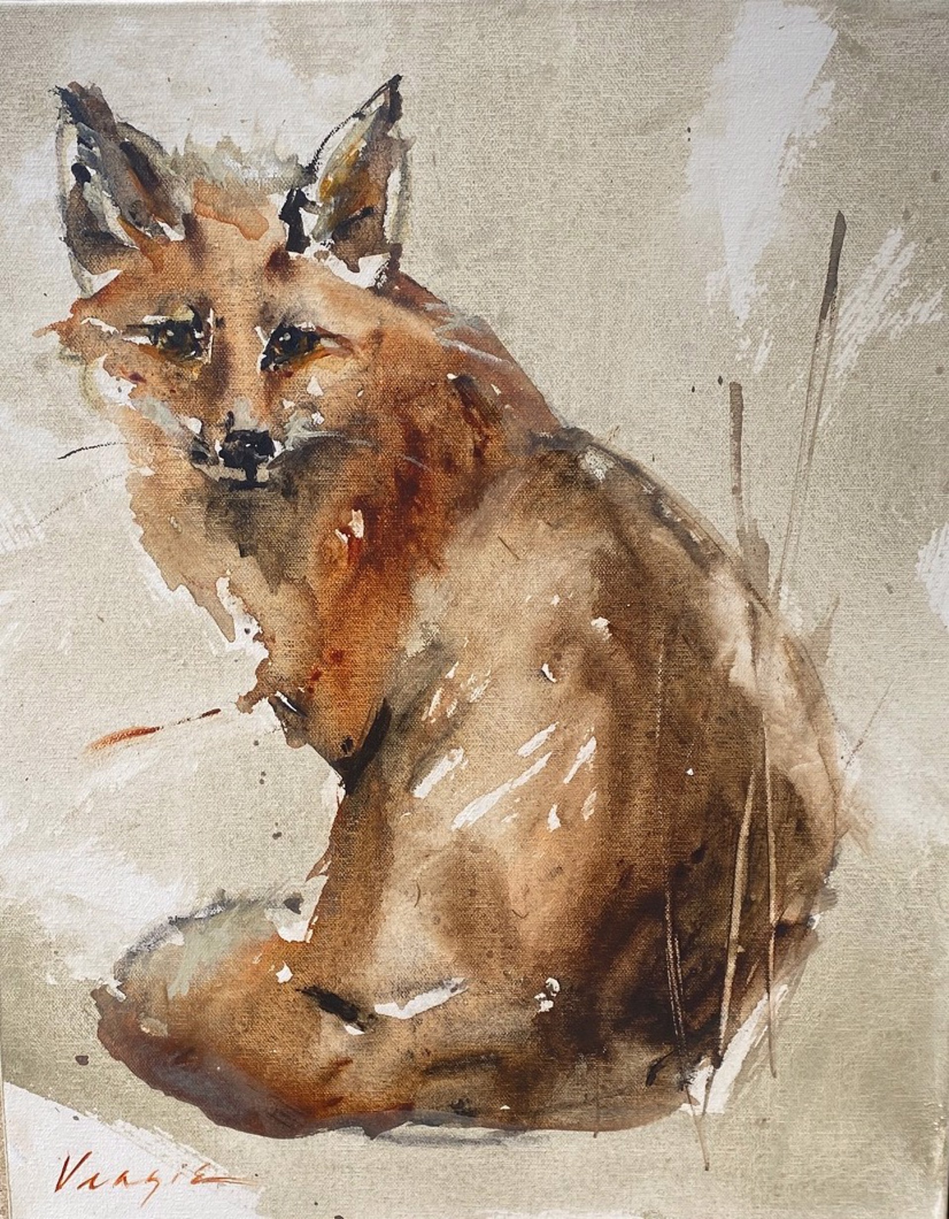Fox 2 by Mary Miller Veazie