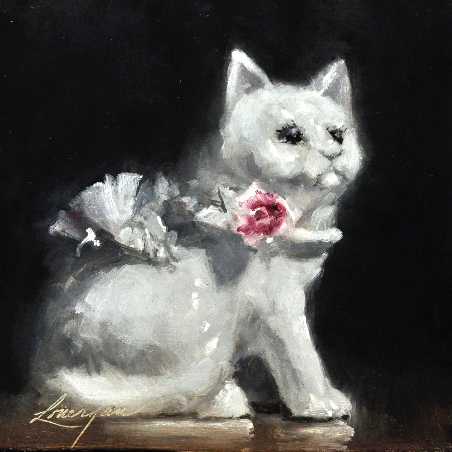 Porcelain Cat by John Lonergan